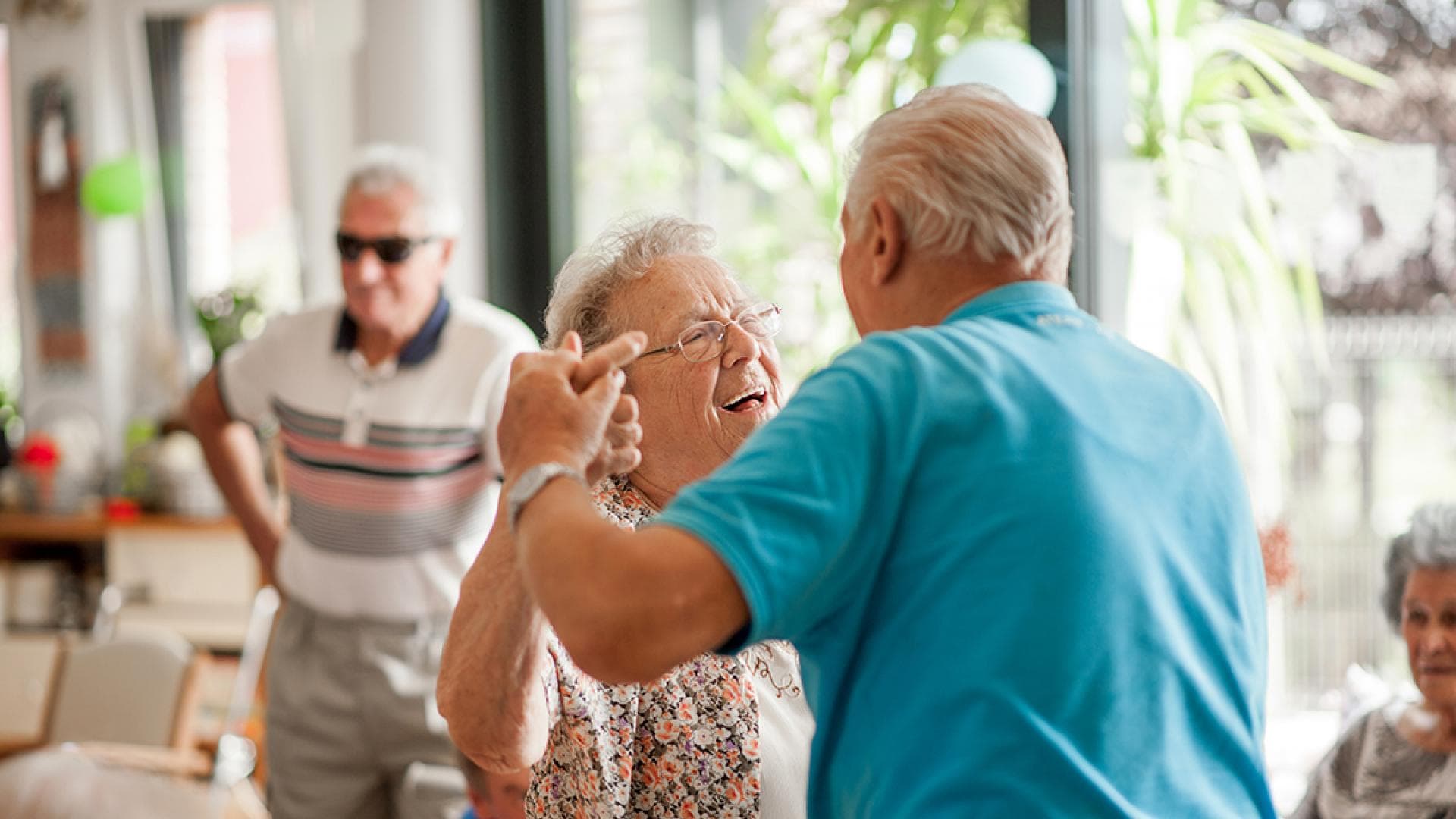 Residents at Willowcroft Care Home in Salisbury, Wiltshire