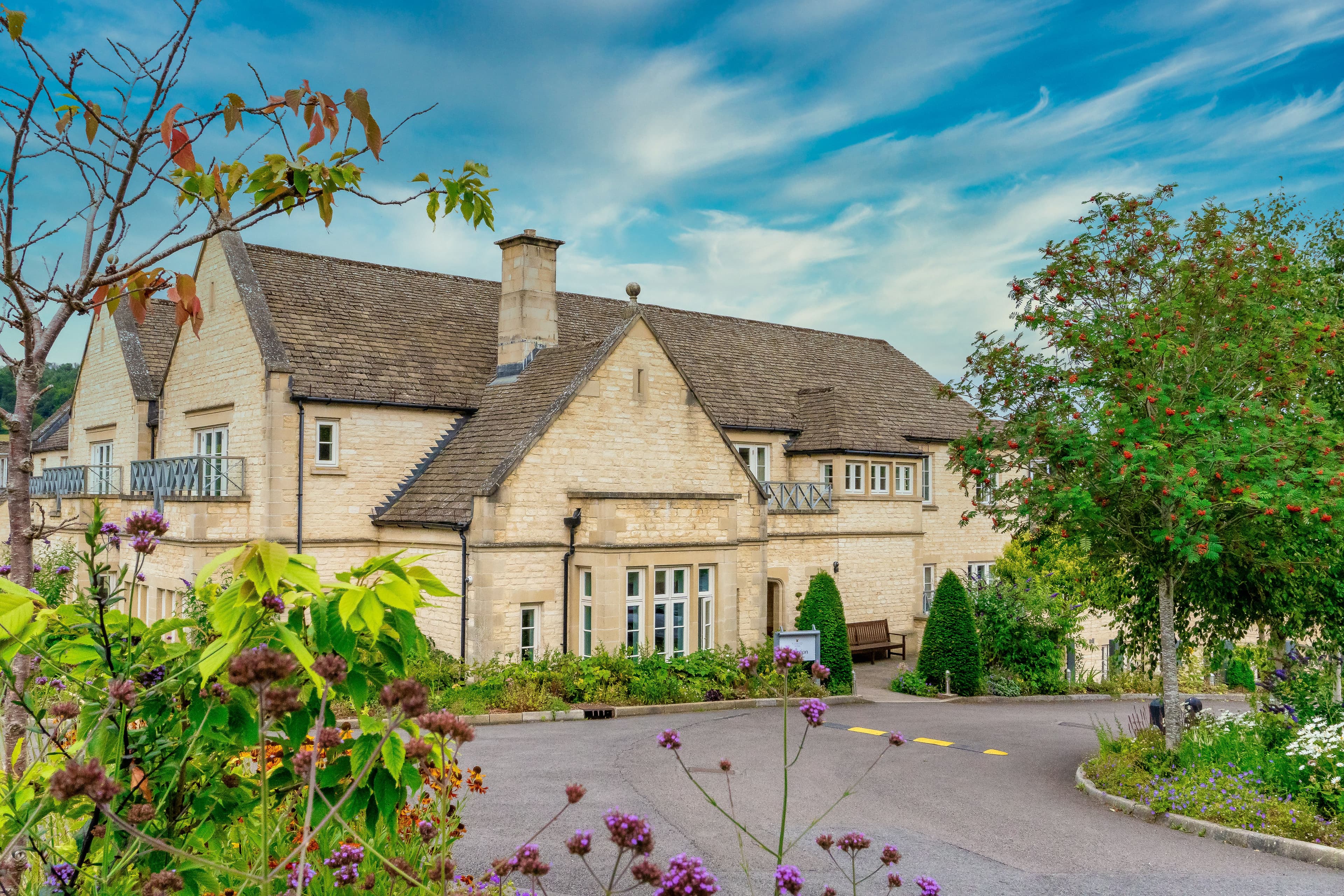 Exterior of Painswick care home in Painswick, Gloucestershire