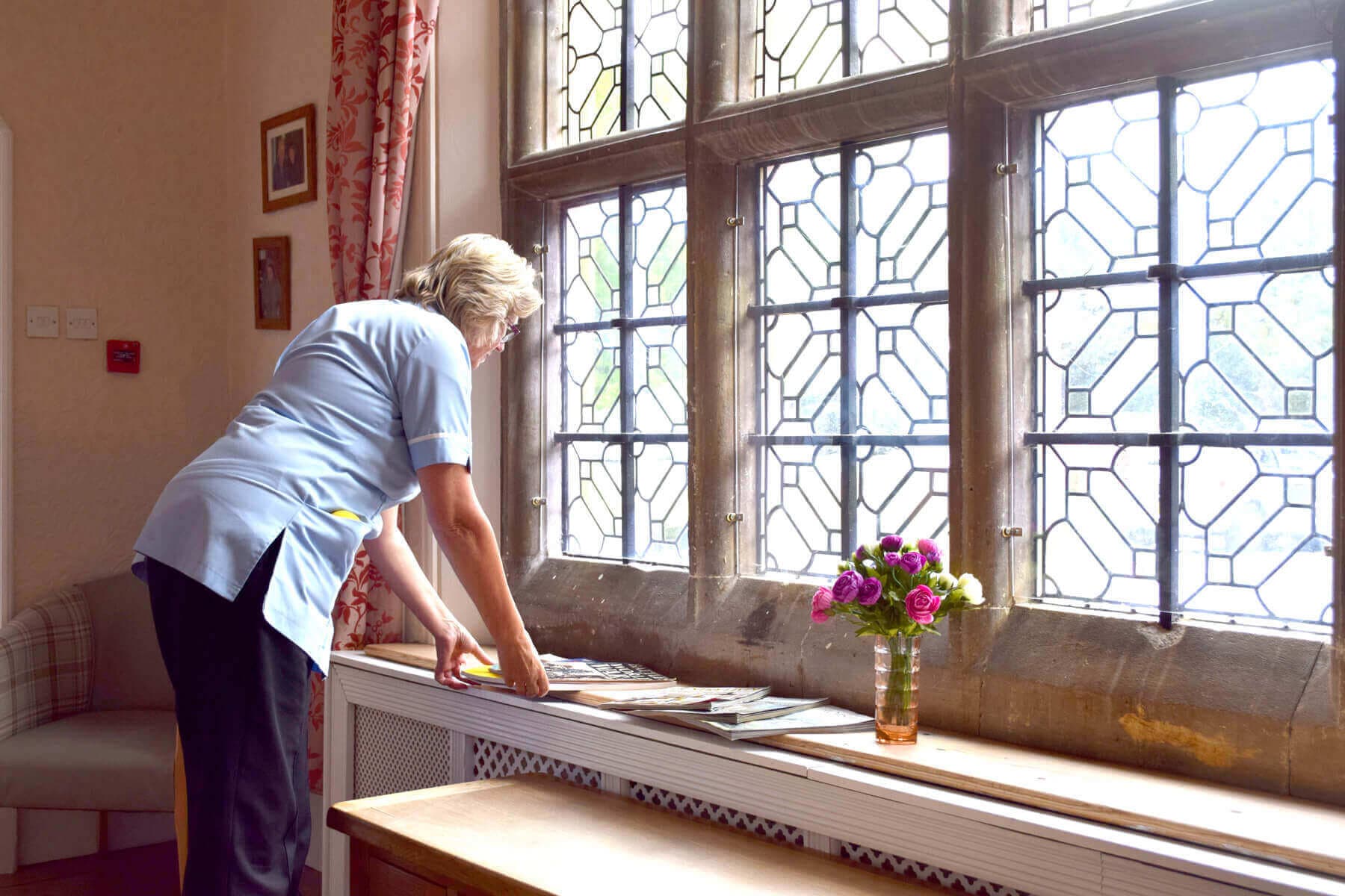 Staff of Park House care home in Bewdley, West Midlands