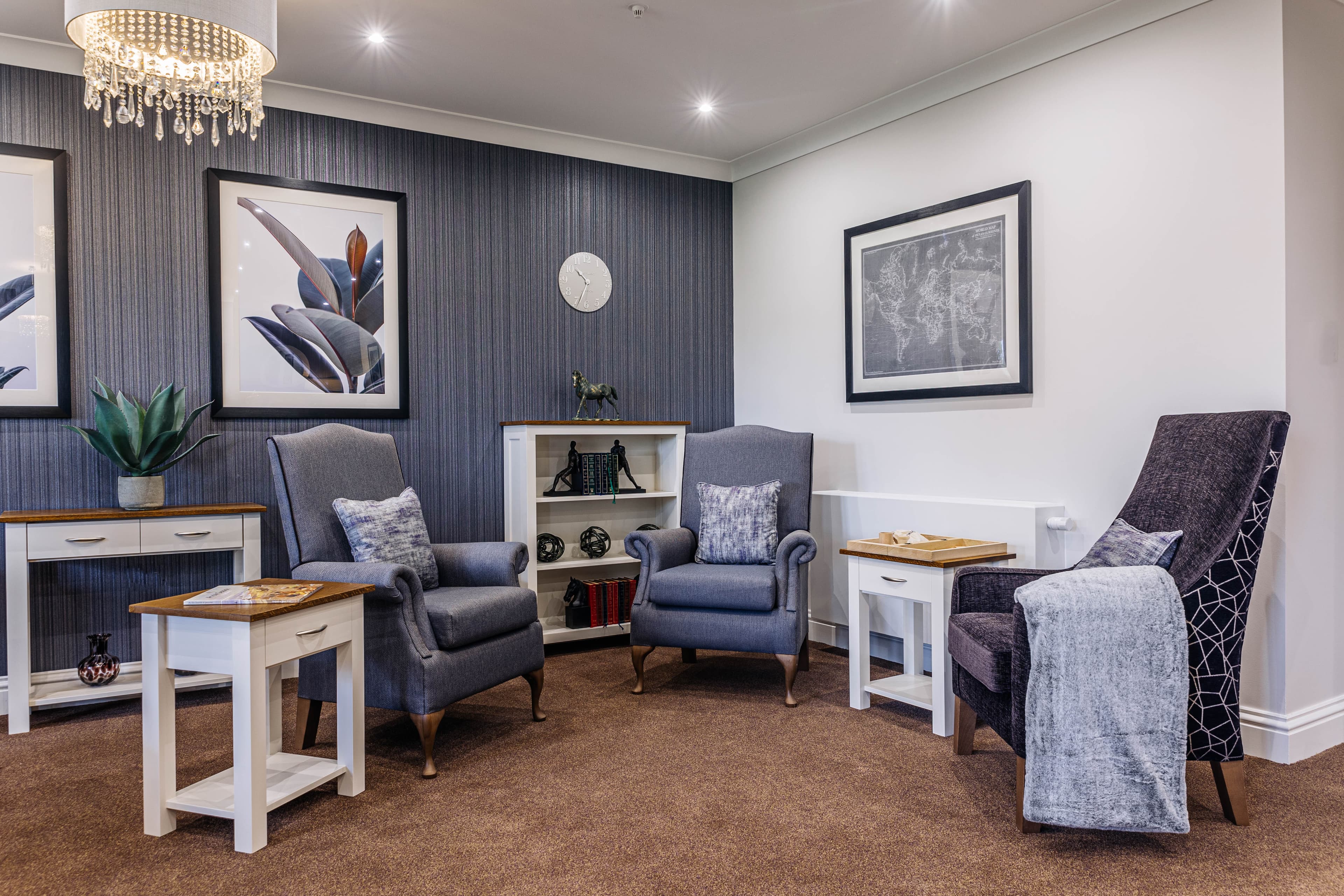 Communal Area at Parley Place Care Home in Ferndown, Dorset