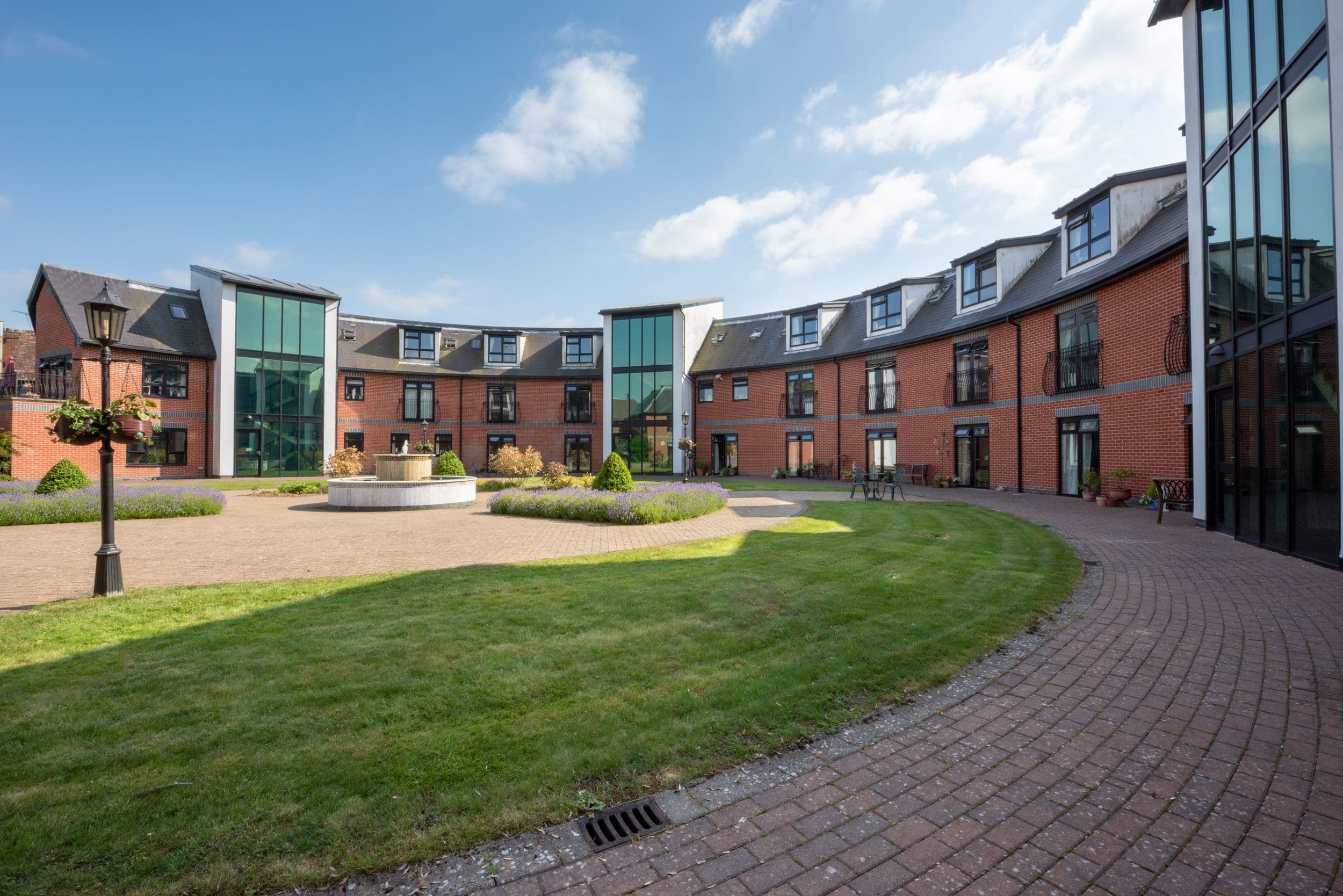 Garden of Pax Hill Care Home in Bentley, Surrey