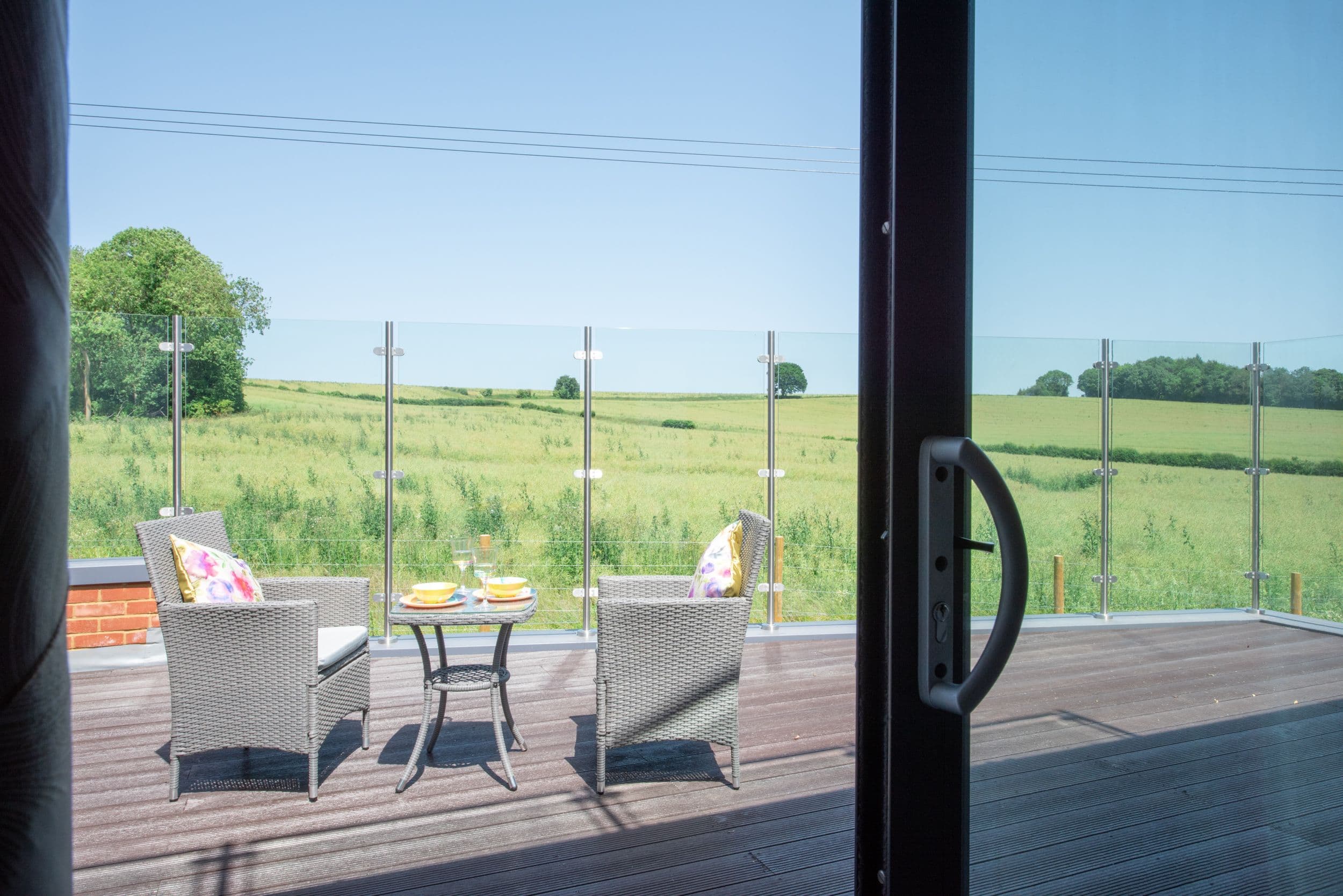 Terrace of Pax Hill EMI Unit in Bentley, Surrey