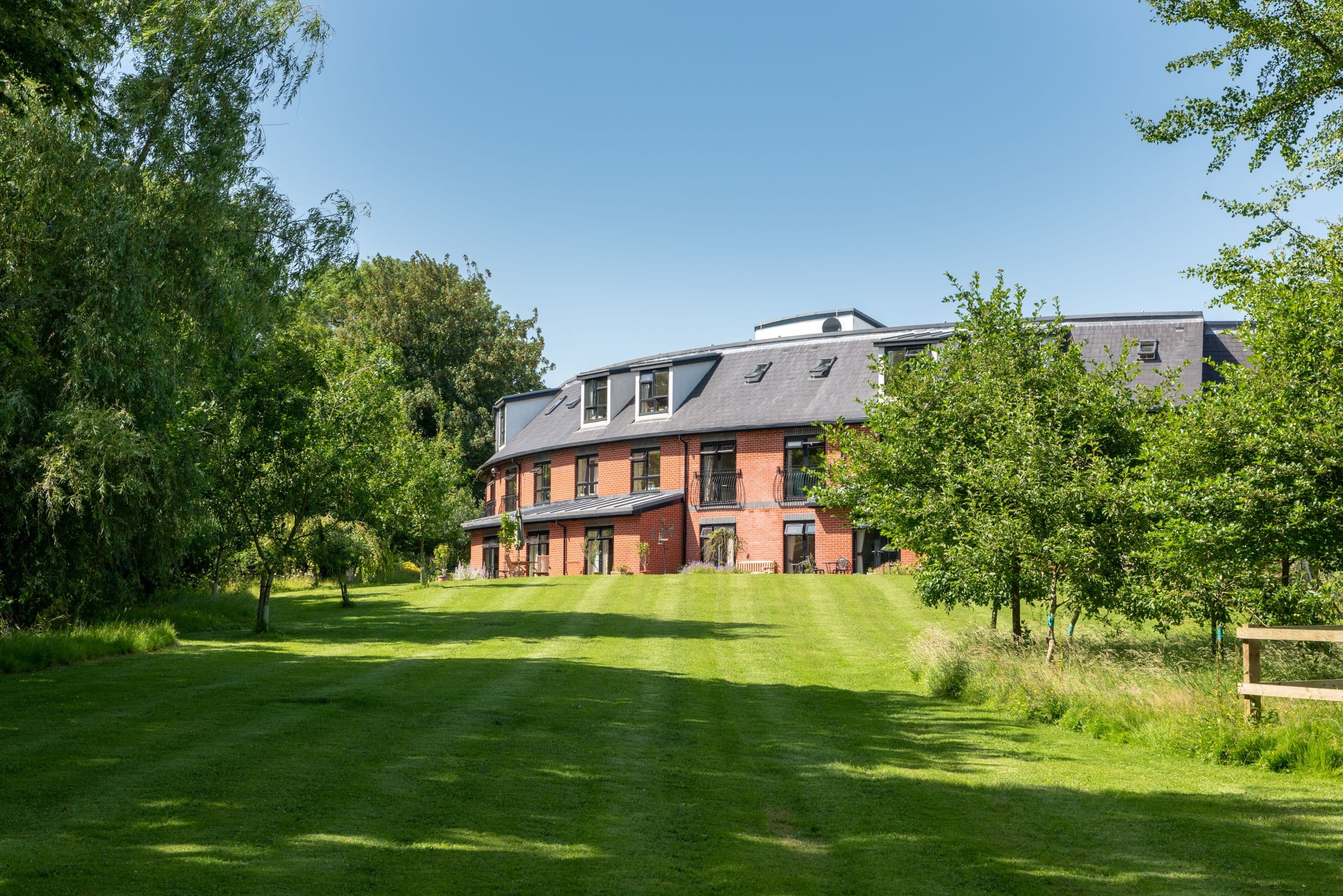 Garden of Pax Hill Care Home in Bentley, Surrey