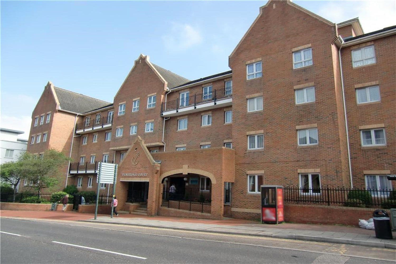 Exterior of Pembroke Court in Chatham, Kent