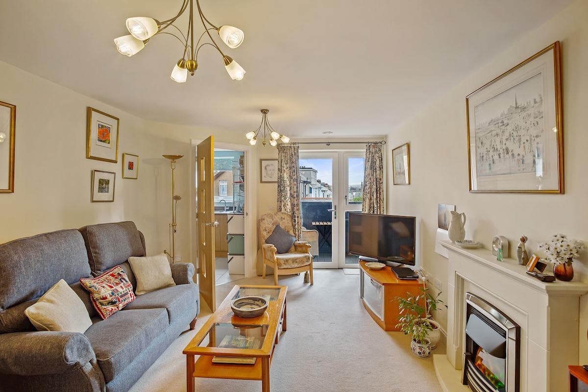 Living Room at Pen Morvah Retirement Development in Bude, Cornwall