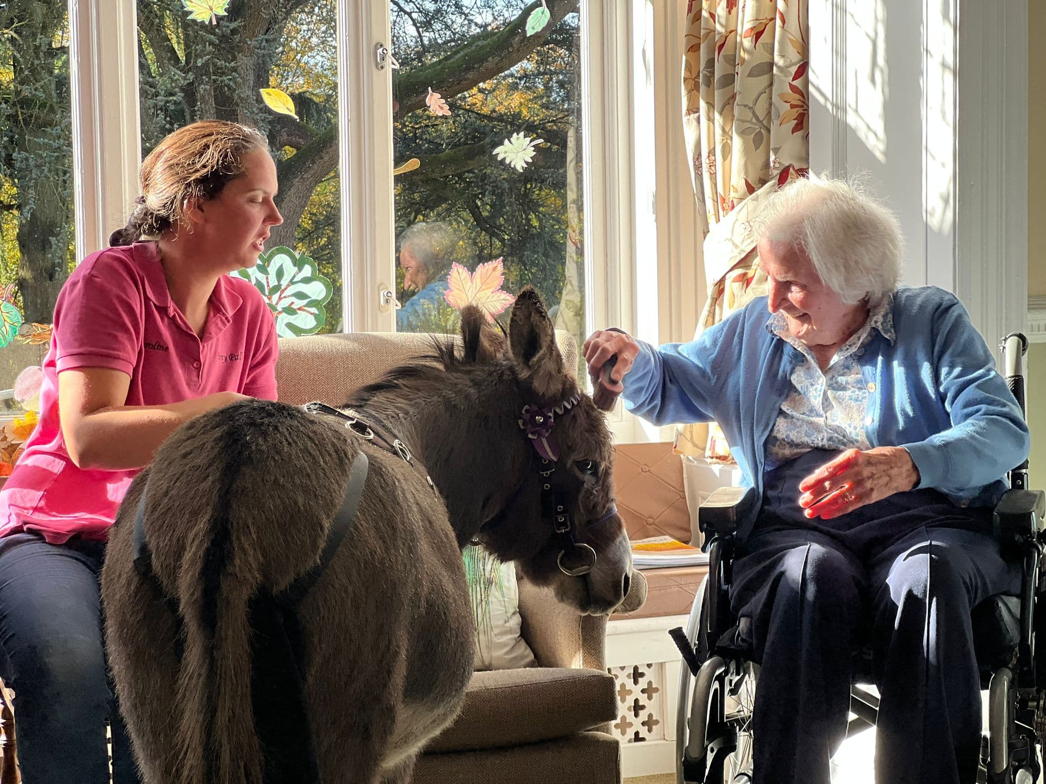 Residents of Huntington House in Surrey