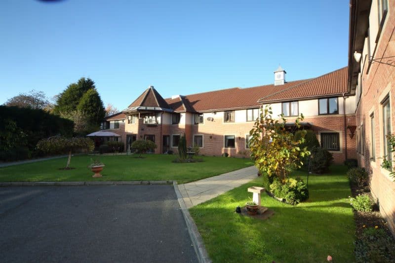 Exterior of Ponteland Manor Care Home in Newcastle upon Tyne, Tyne and Wear