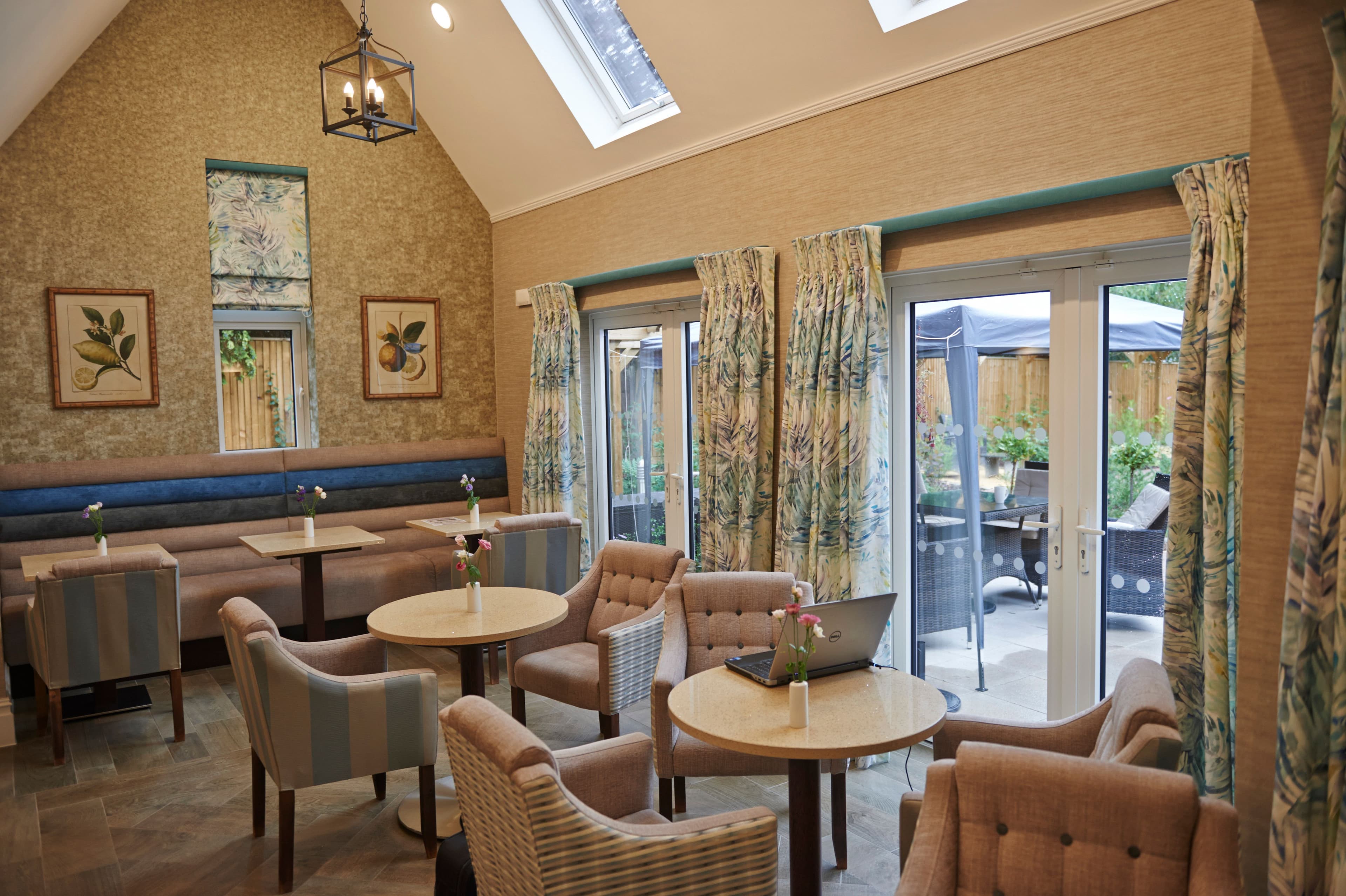 Dining Area of Bourne Wood Manor Care Home in Farnham, Waverley