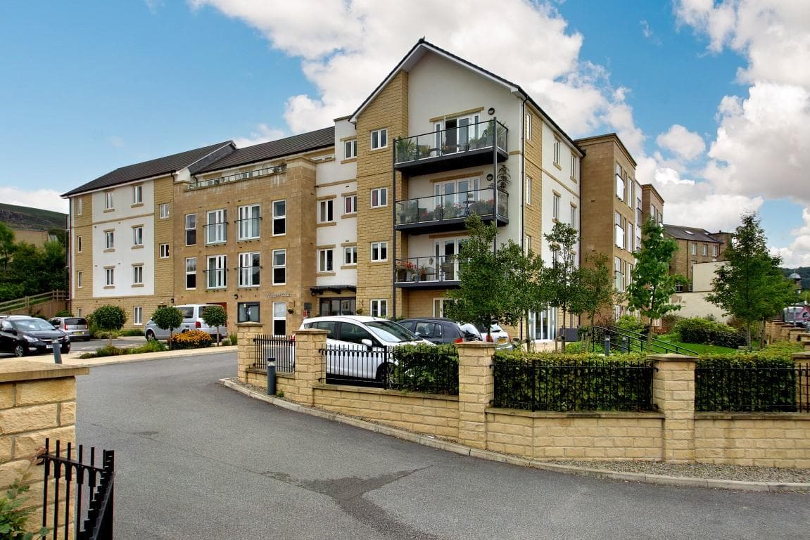 Exterior of Priestley Court Retirement Development in Ilkley, Bradford