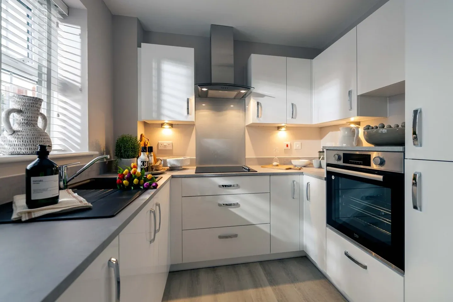 Kitchen at Priory Place Retirement Apartment in Stratford-upon-Avon, Warwickshire