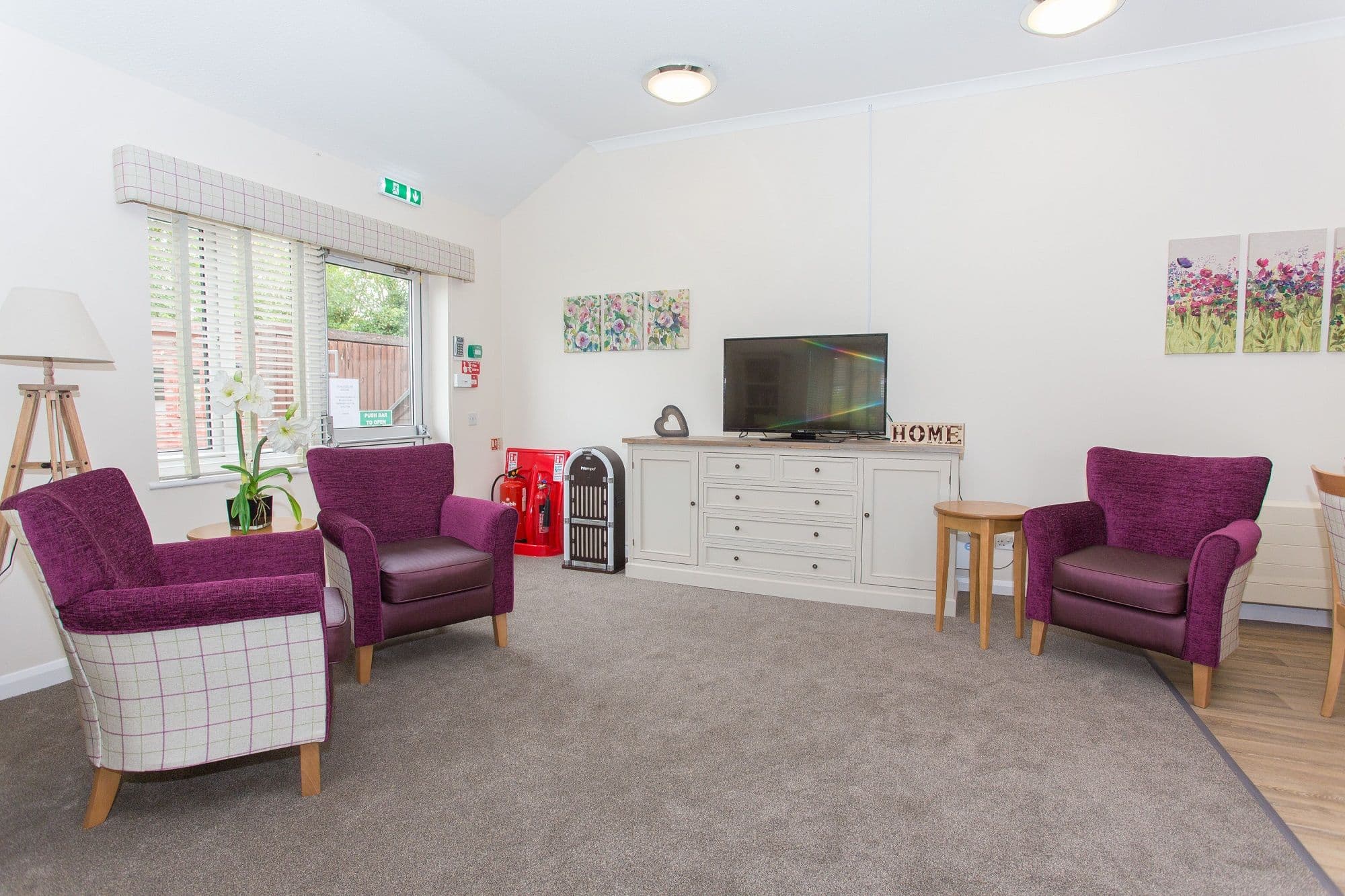 Communal Area at Providence Court care Home in Baldock, Hertfordshire