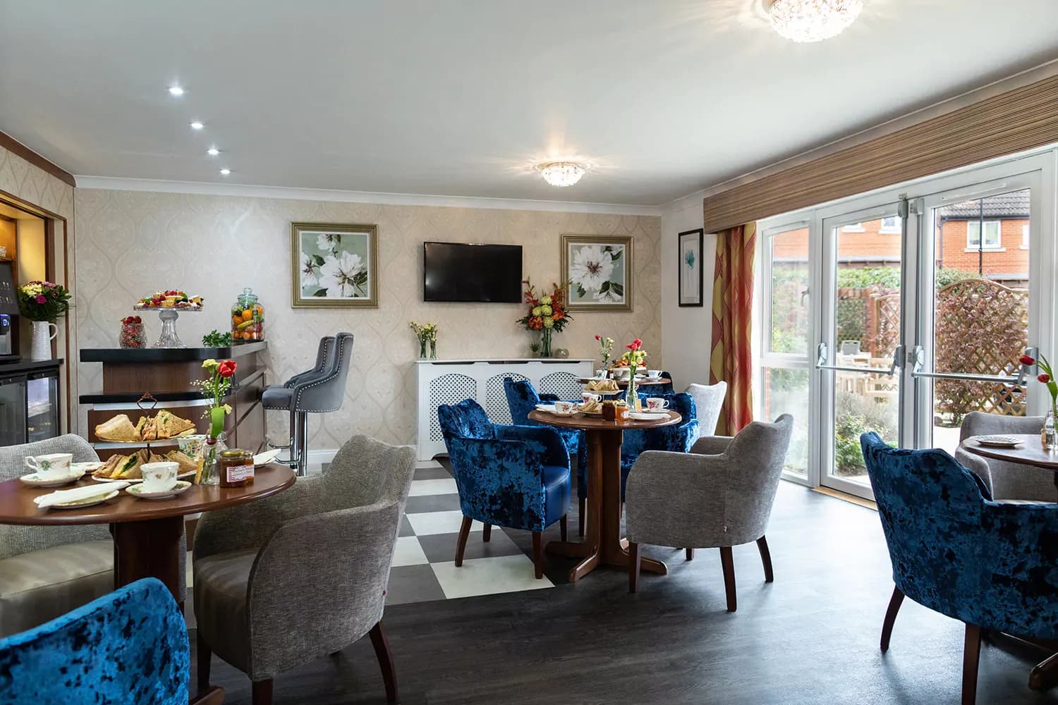 Dining room of Queen Elizabeth Park in Guildford