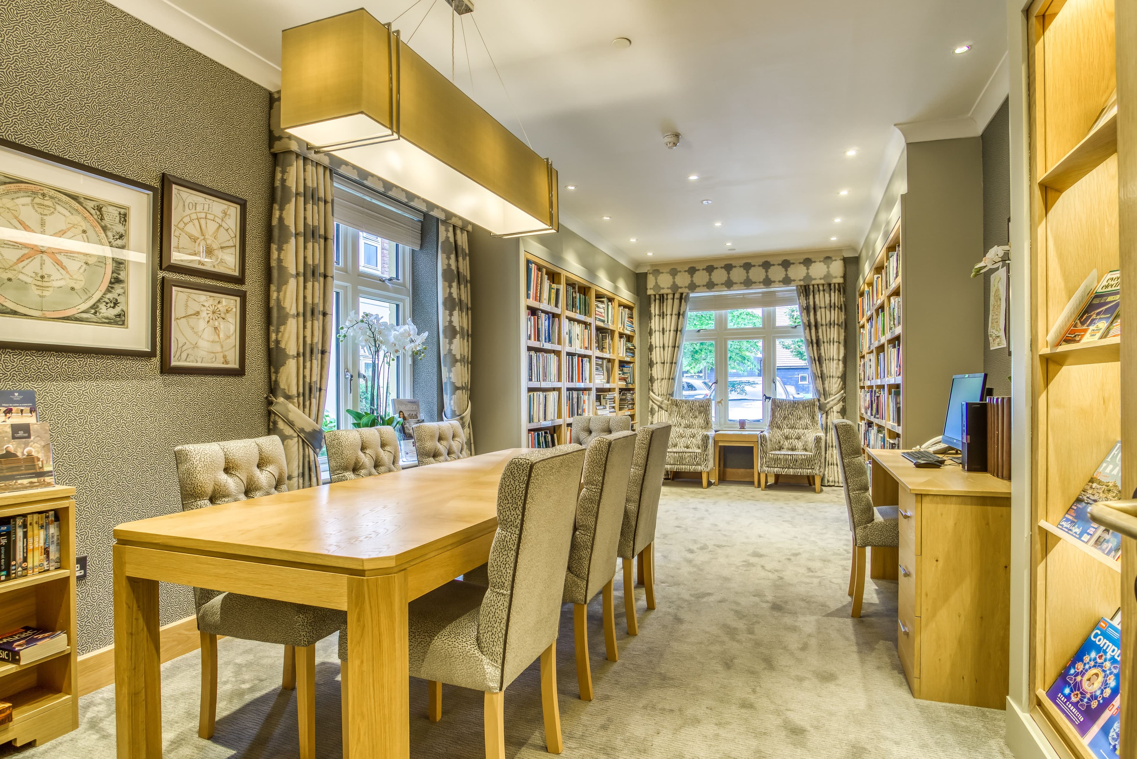 Dining area of Aston-on-Trent care home in Aston-on-Trent, Derbyshire