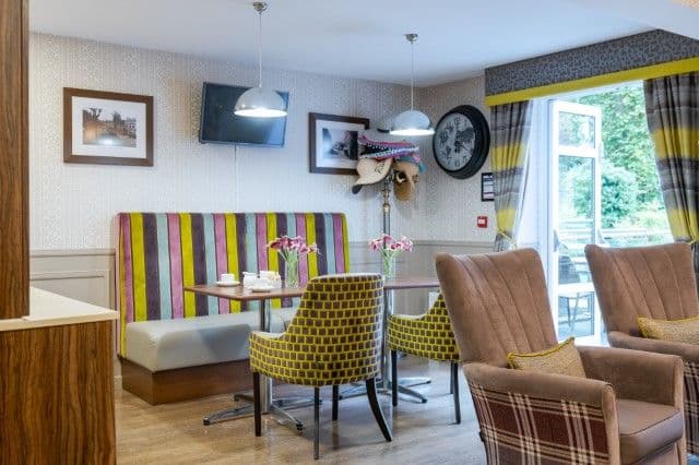 Dining Room in the Rectory Court Care Home in London