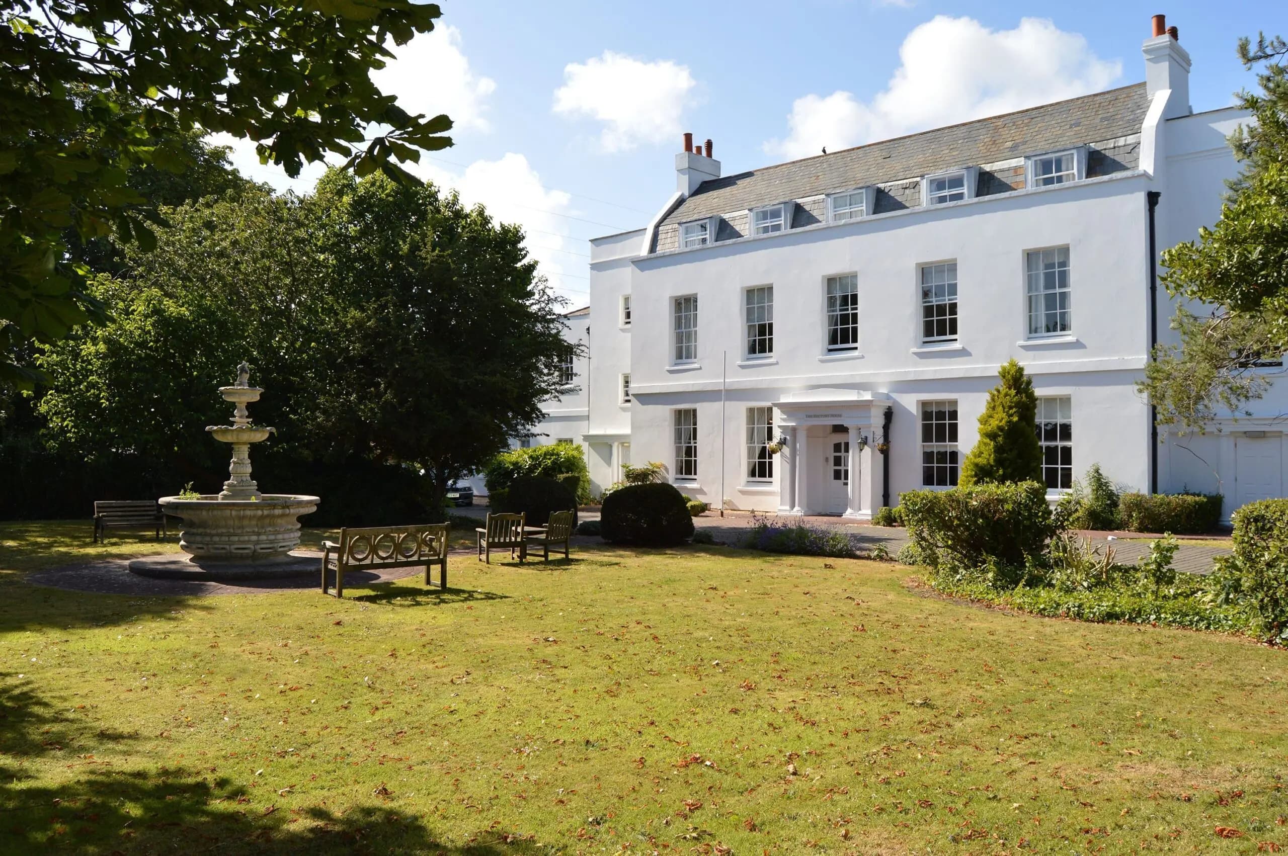 Exterior of Rectory House in Sompting, West Sussex