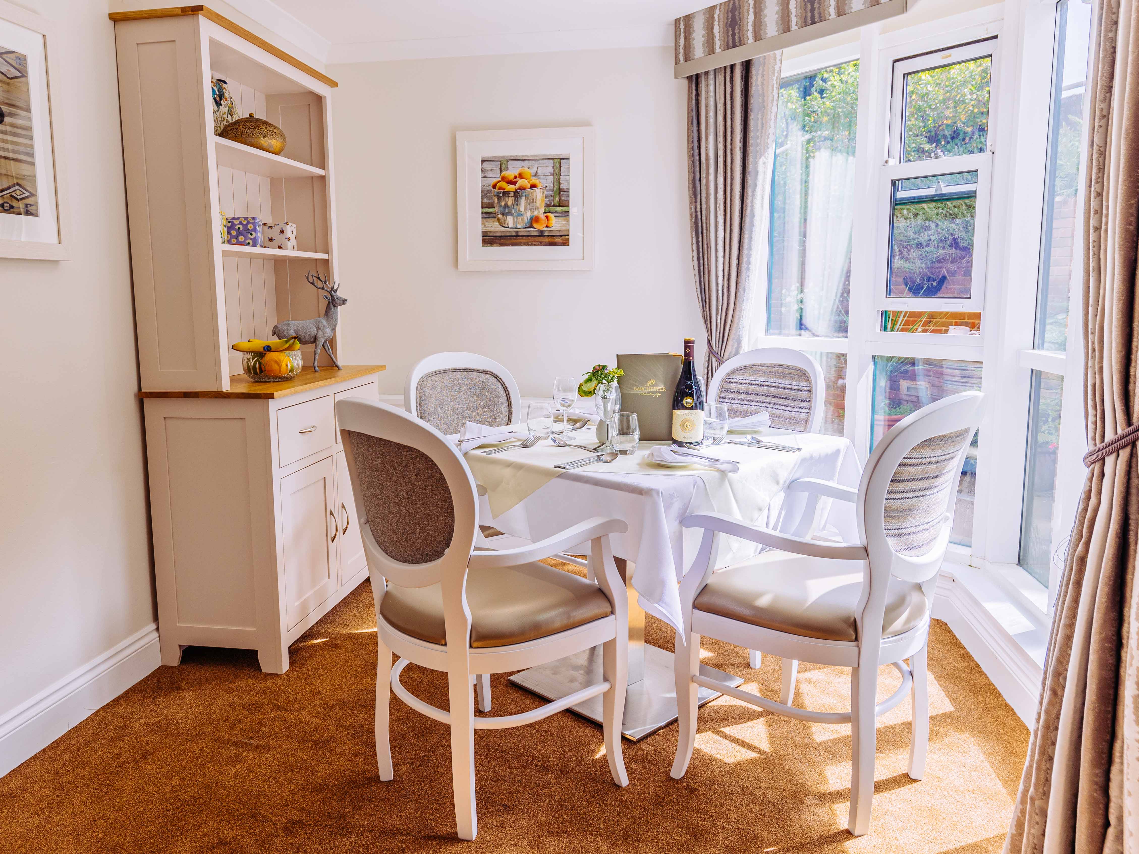 Dining Area at Red Oaks Home in West Sussex, South East England