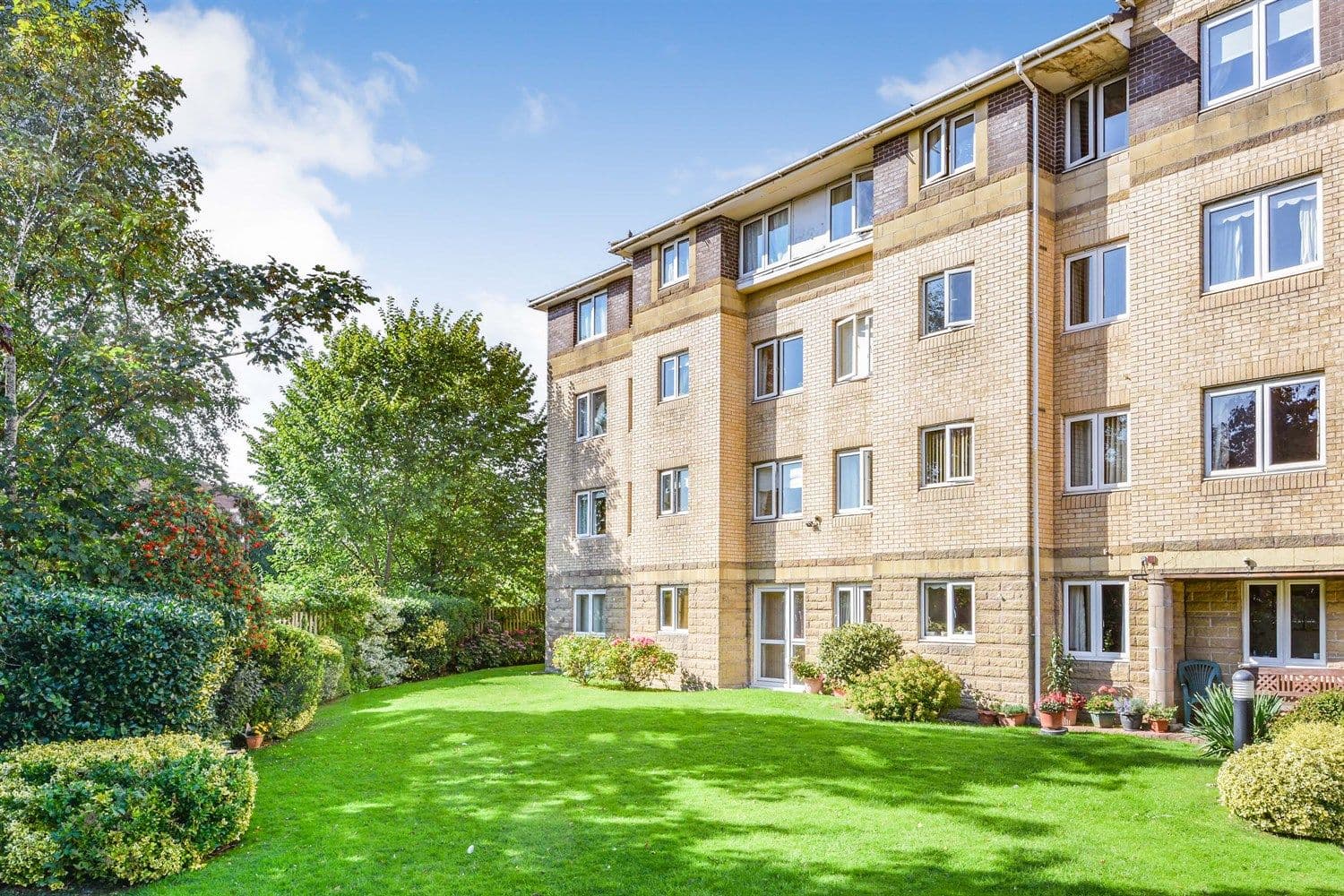 Exterior of Ribblesdale Court in Morecambe, Lancashire