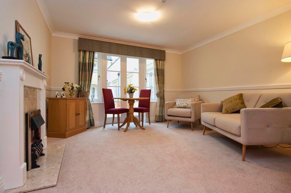 Lounge at Richmond Painswick Retirement Village in Stroud, Gloucestershire