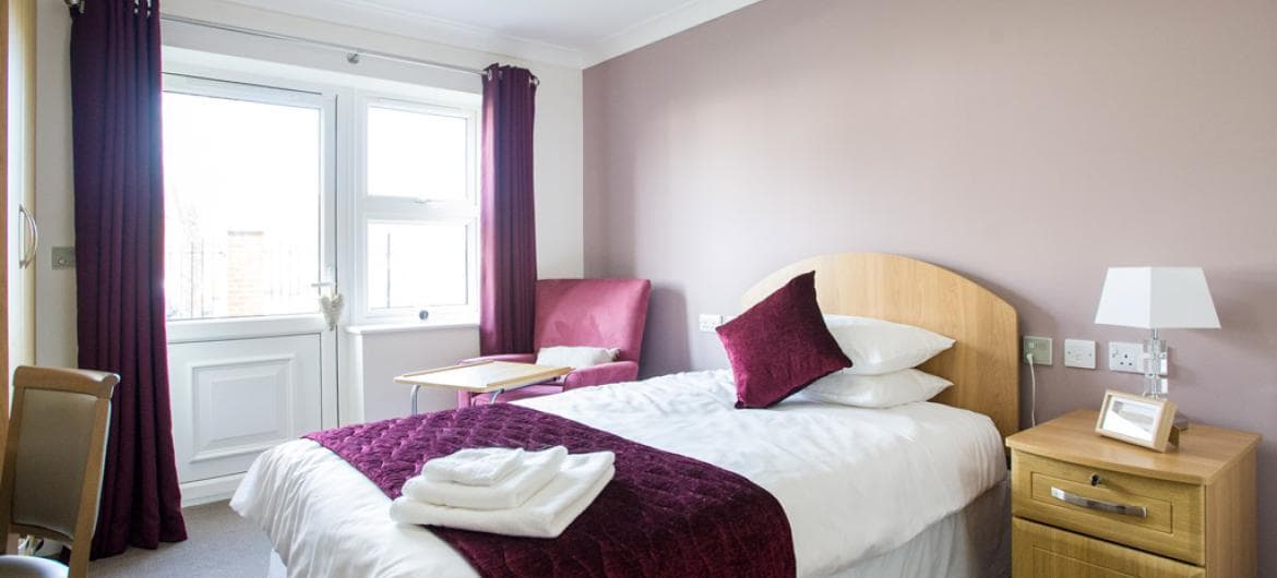 Bedroom at Ridgewood Court, Birkenhead, Wirral