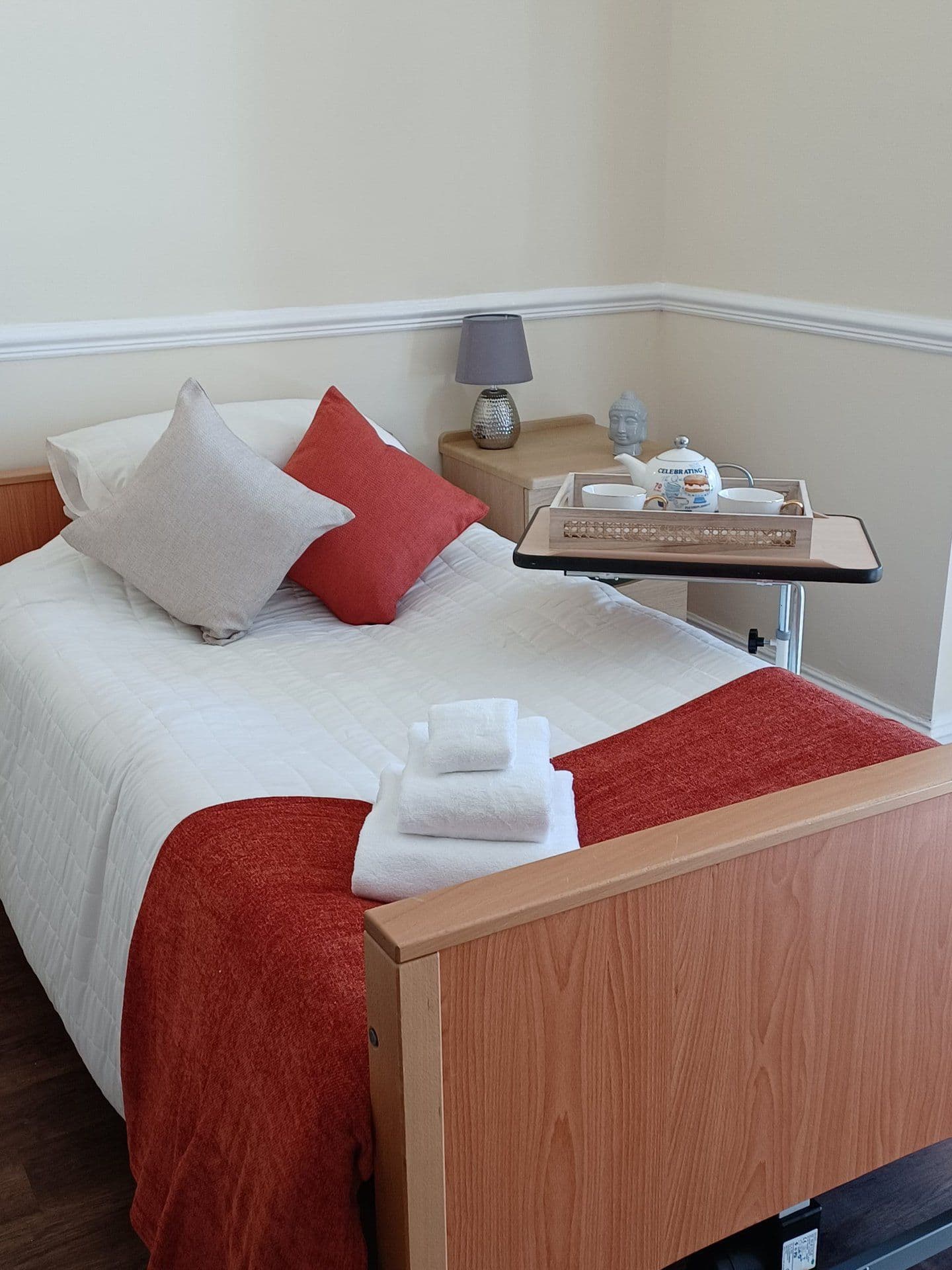 Bedroom at Riversdale Nursing Home, West Kirby, Wirral