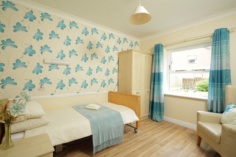 Bedroom of Riverside Care Home in Hyde, Tameside