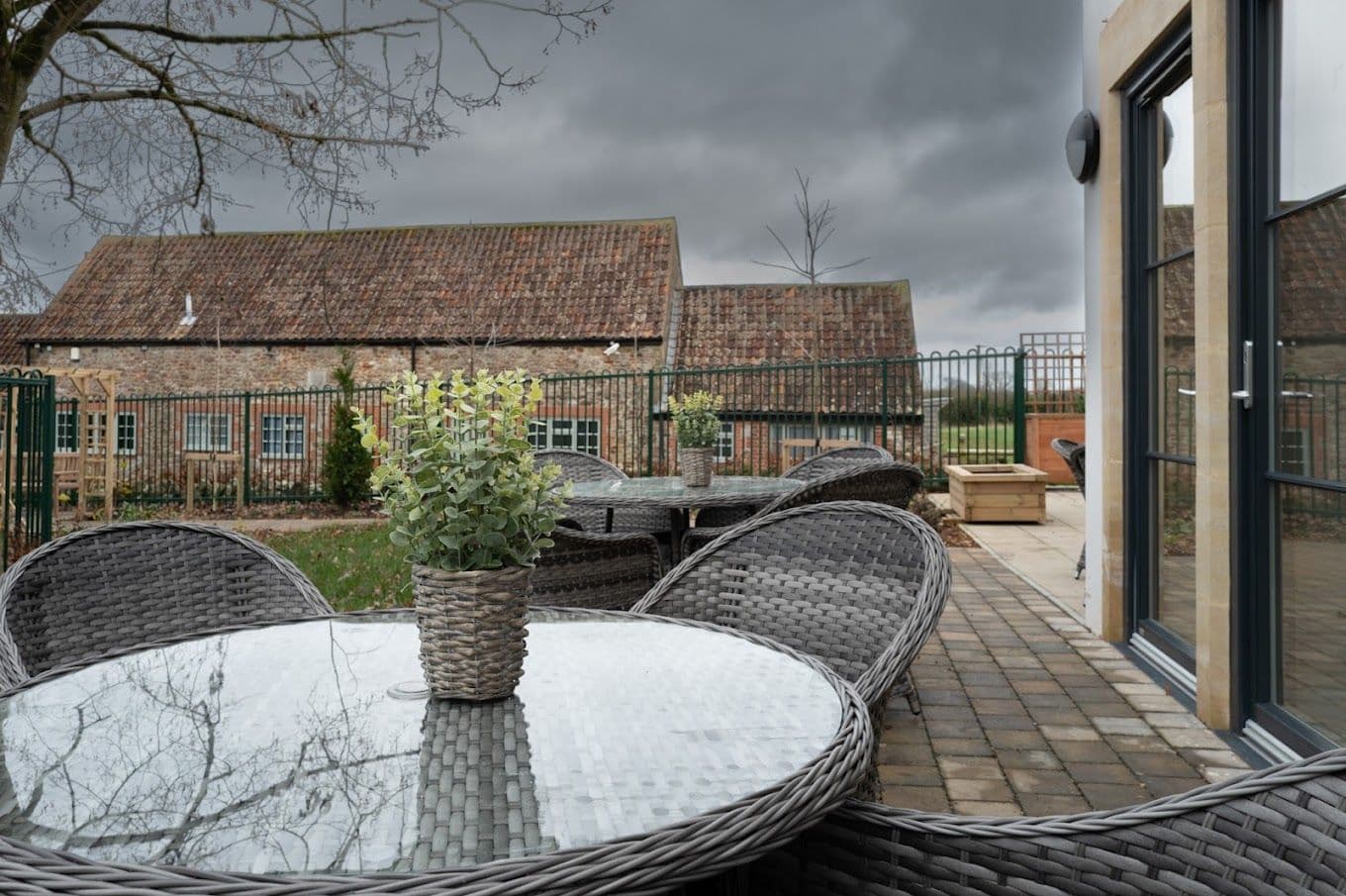 Garden at Rowan Park Care Home in Radstock, Somerset