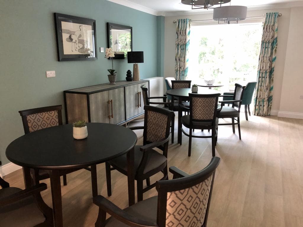 Dining area of St Giles View in Winchester, Hampshire