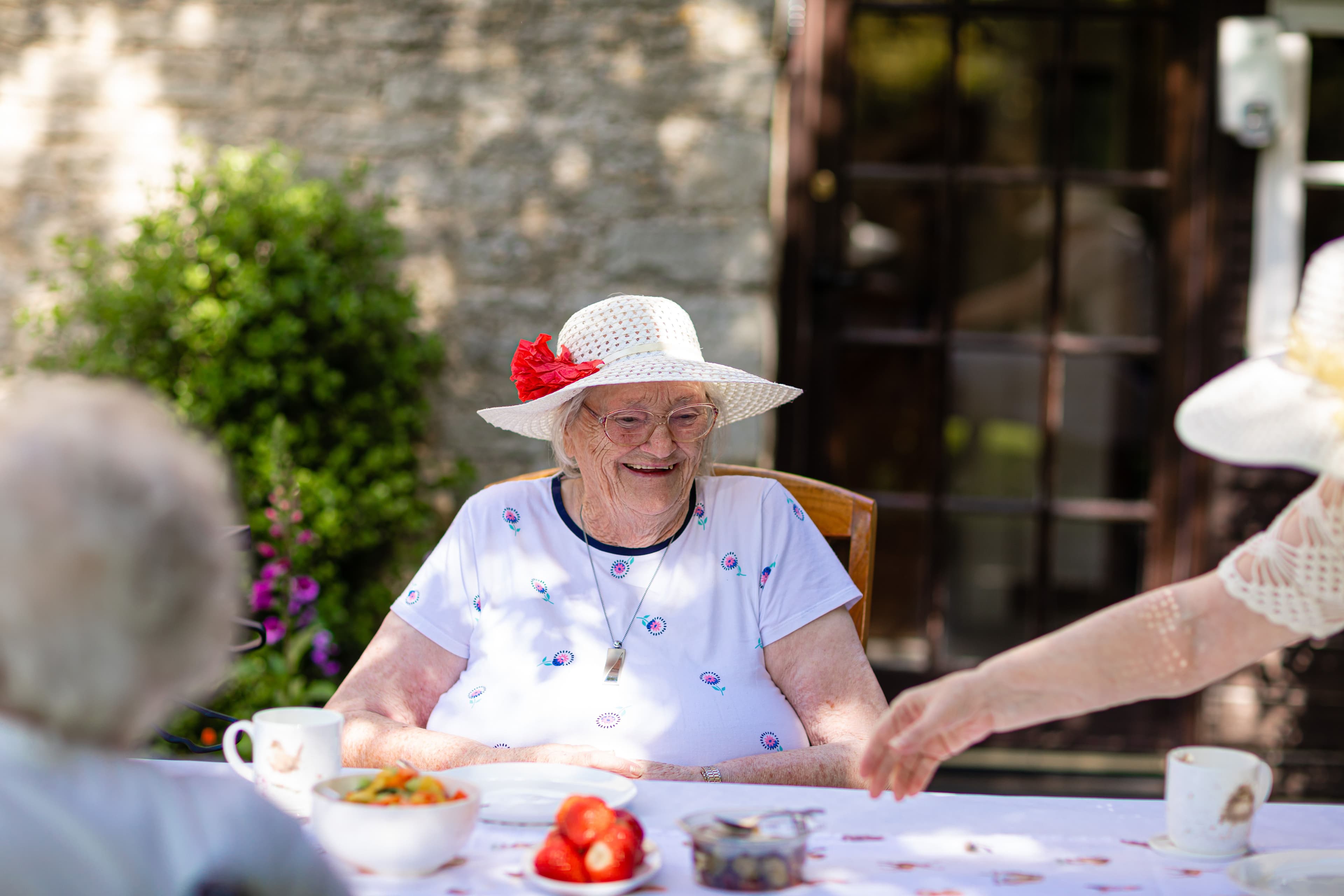 Residentof Merryfield House care home in Witney