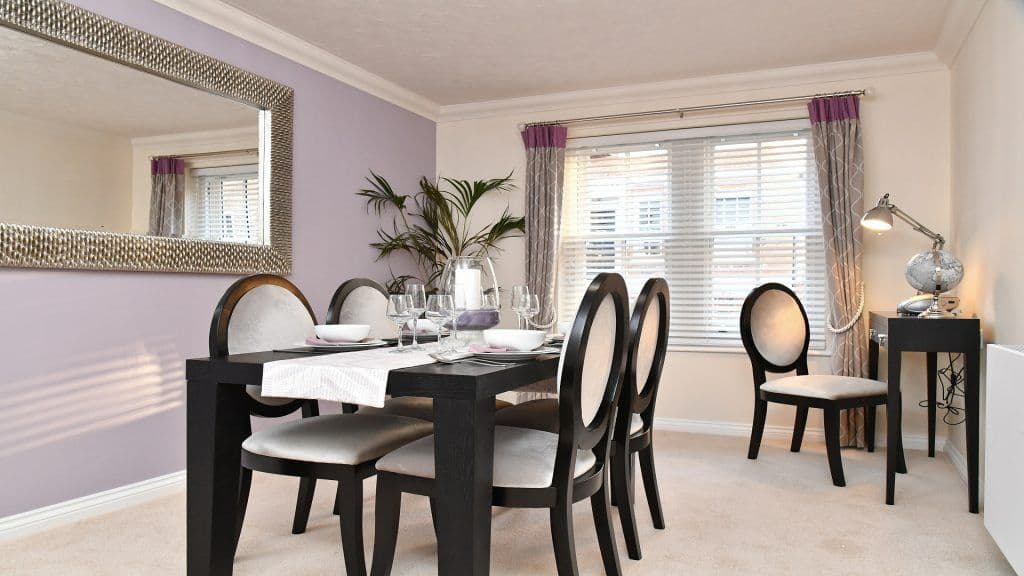 Dining Room of Sarum lodge Retirement Development in Salisbury, Wiltshire