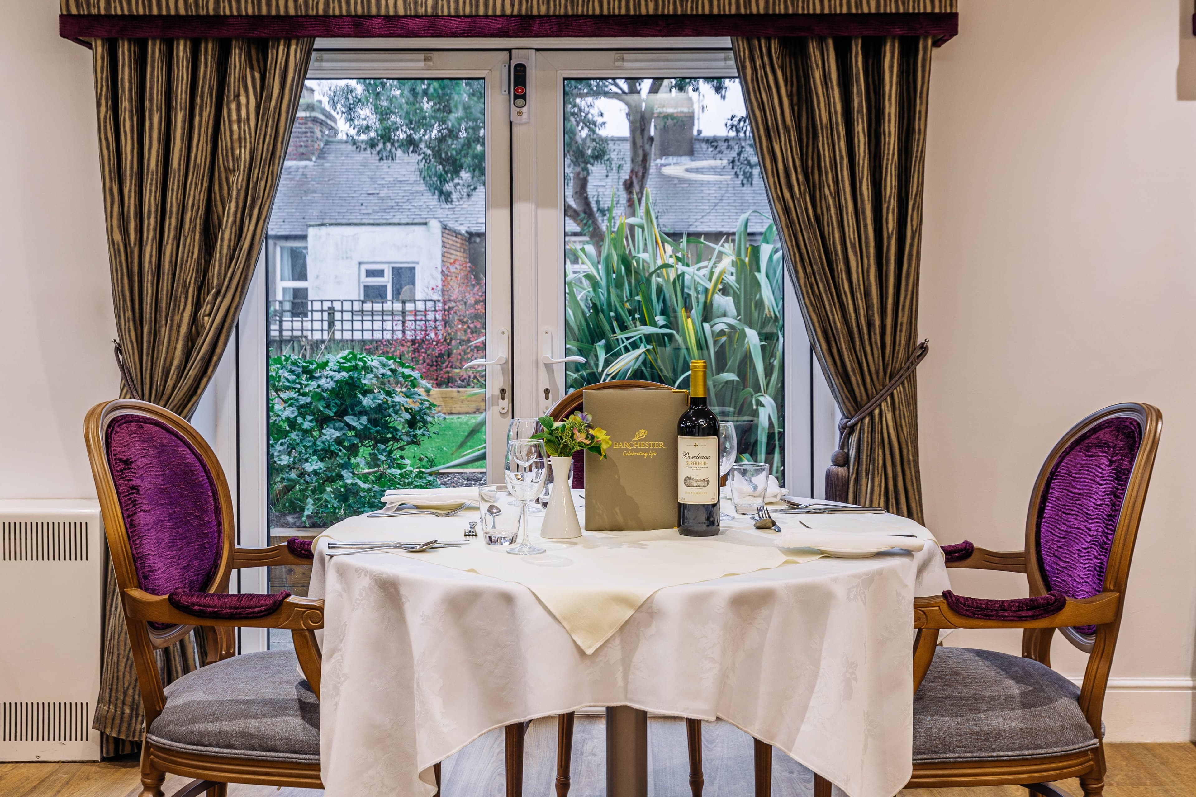 Dining Room at Scarborough Hall Care Home in Scarborough, North Yorkshire