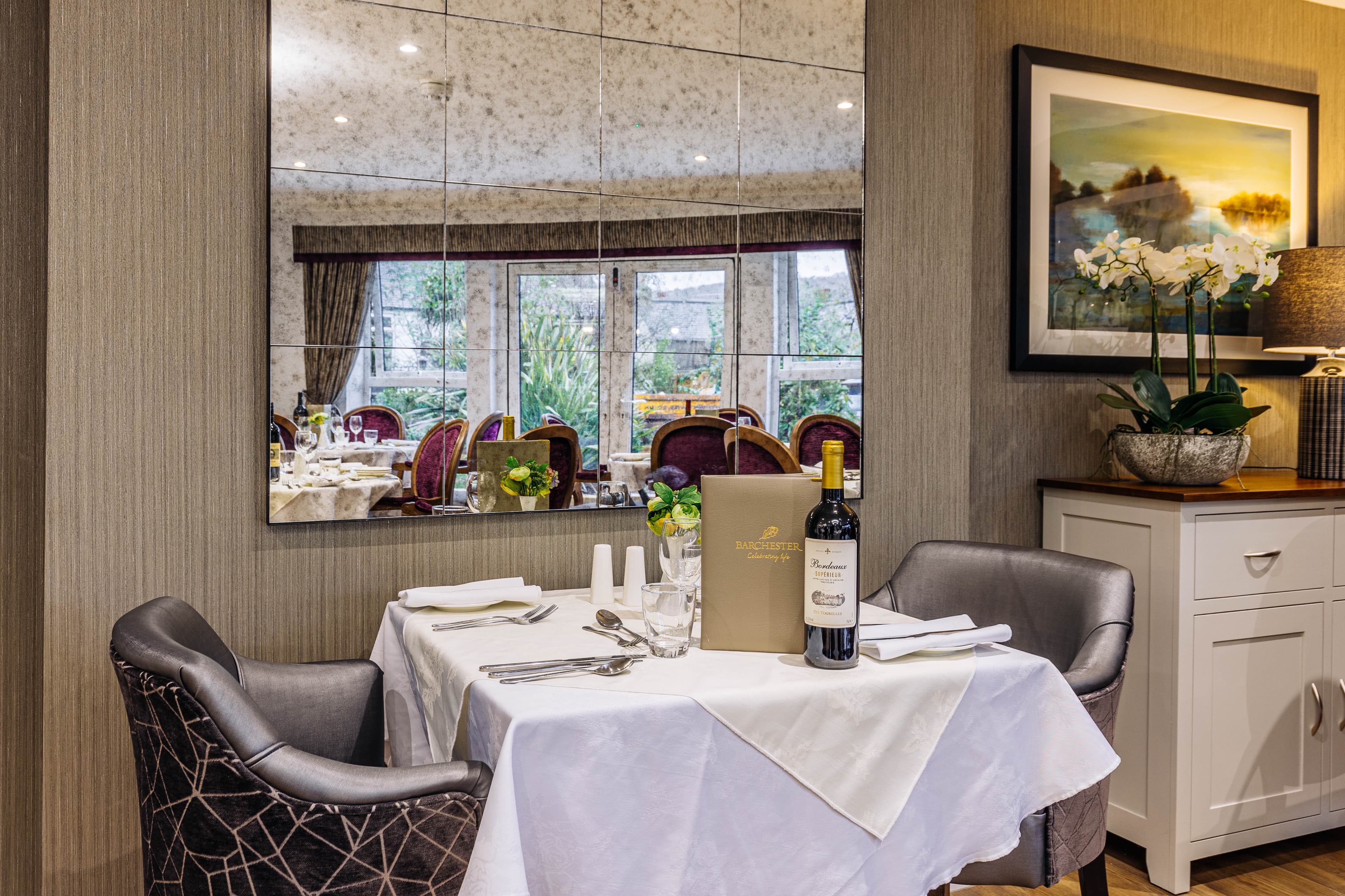 Dining Room at Scarborough Hall Care Home in Scarborough, North Yorkshire