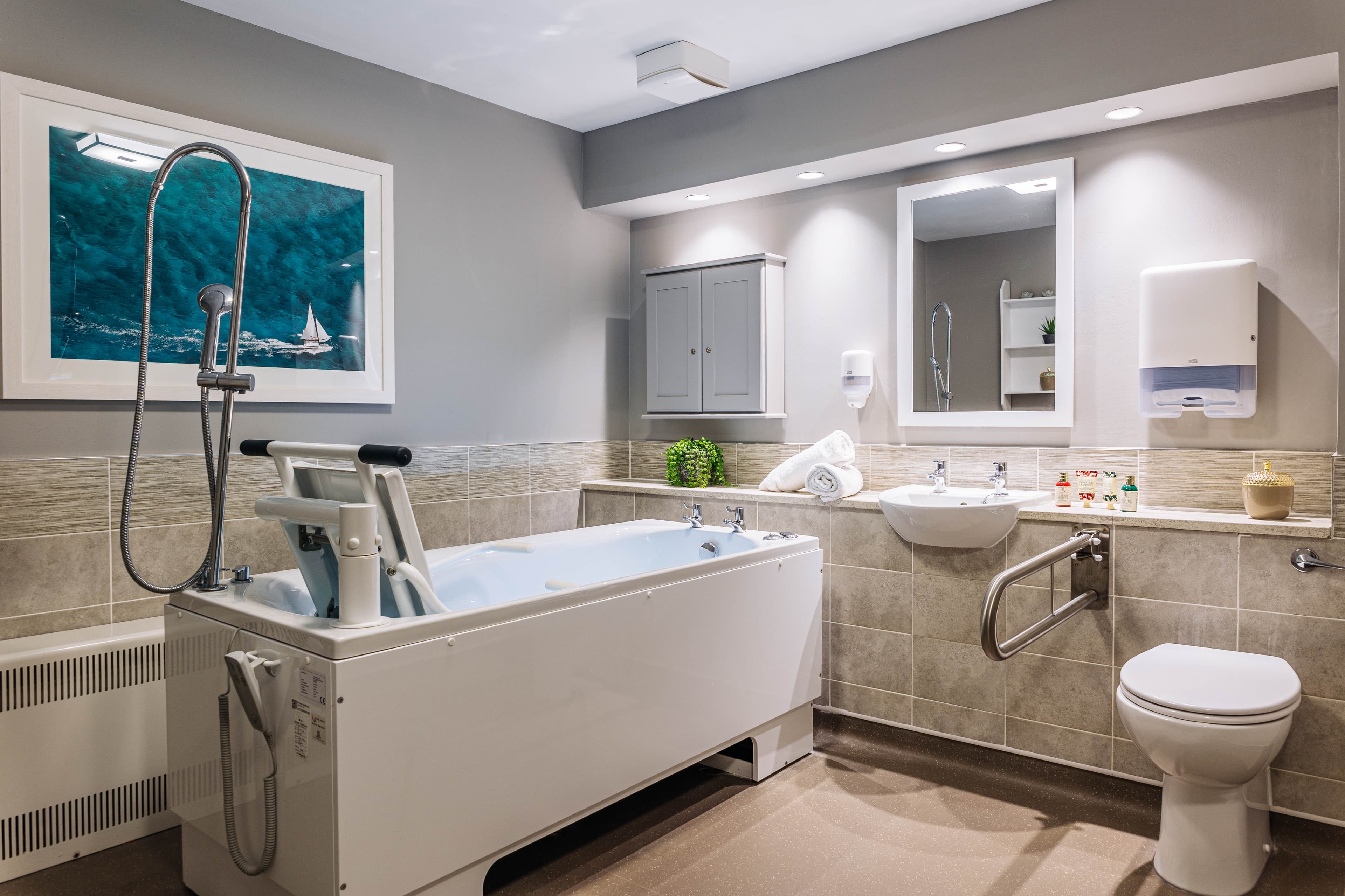 Spa Bathroom at Scarborough Hall Care Home in Scarborough, North Yorkshire