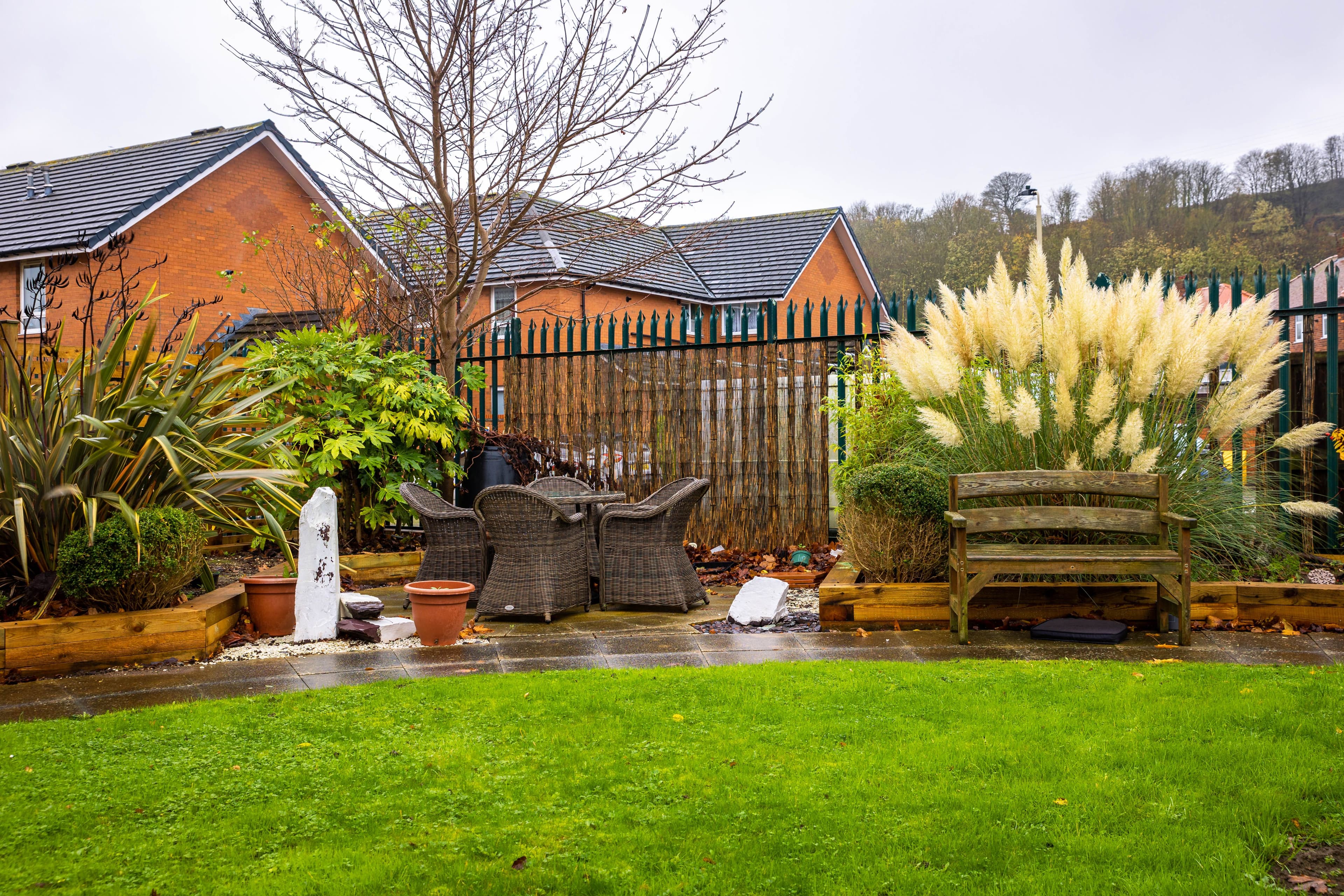 Garden at Scarborough Hall Care Home in Scarborough, North Yorkshire