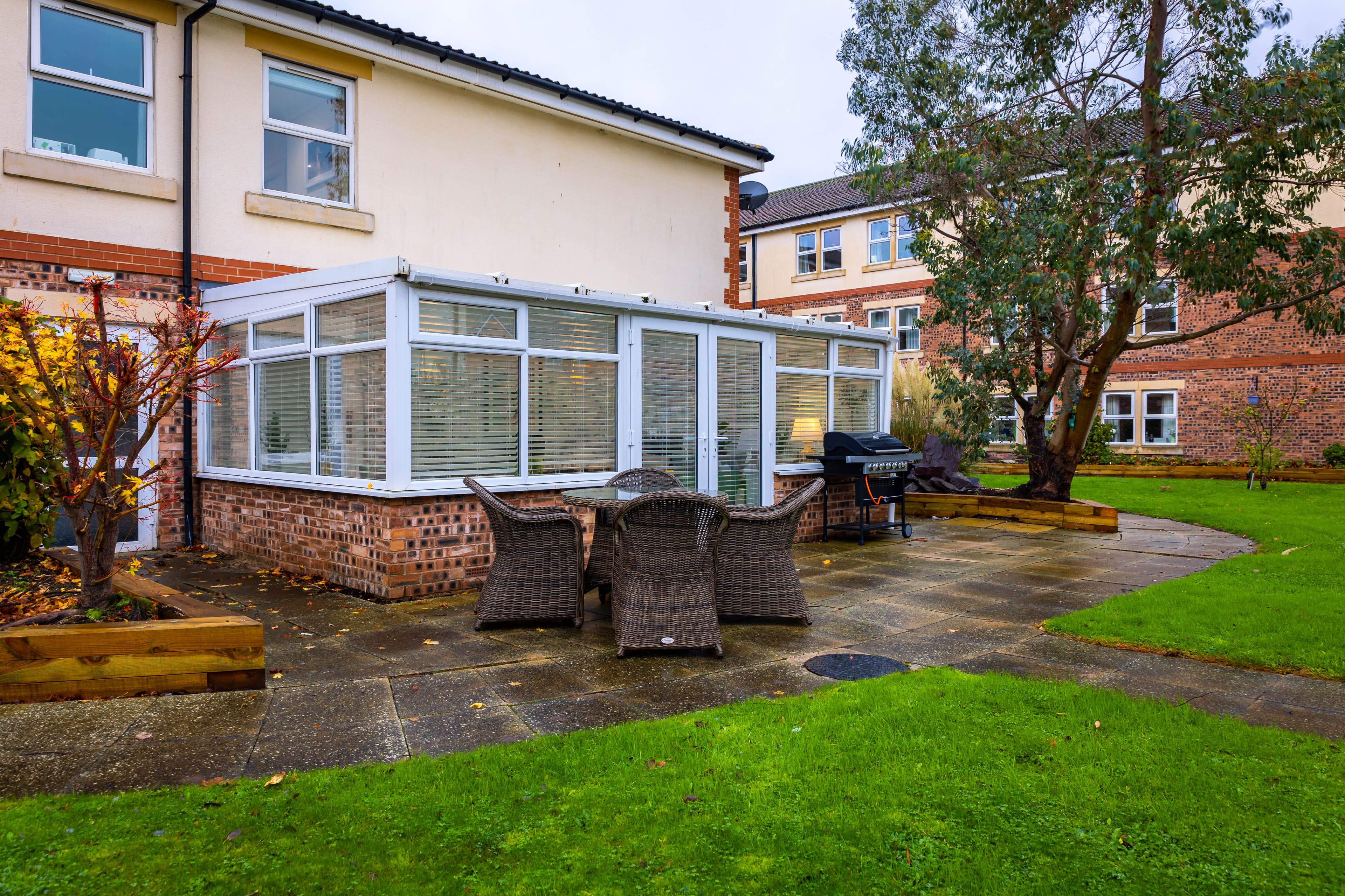 Garden at Scarborough Hall Care Home in Scarborough, North Yorkshire