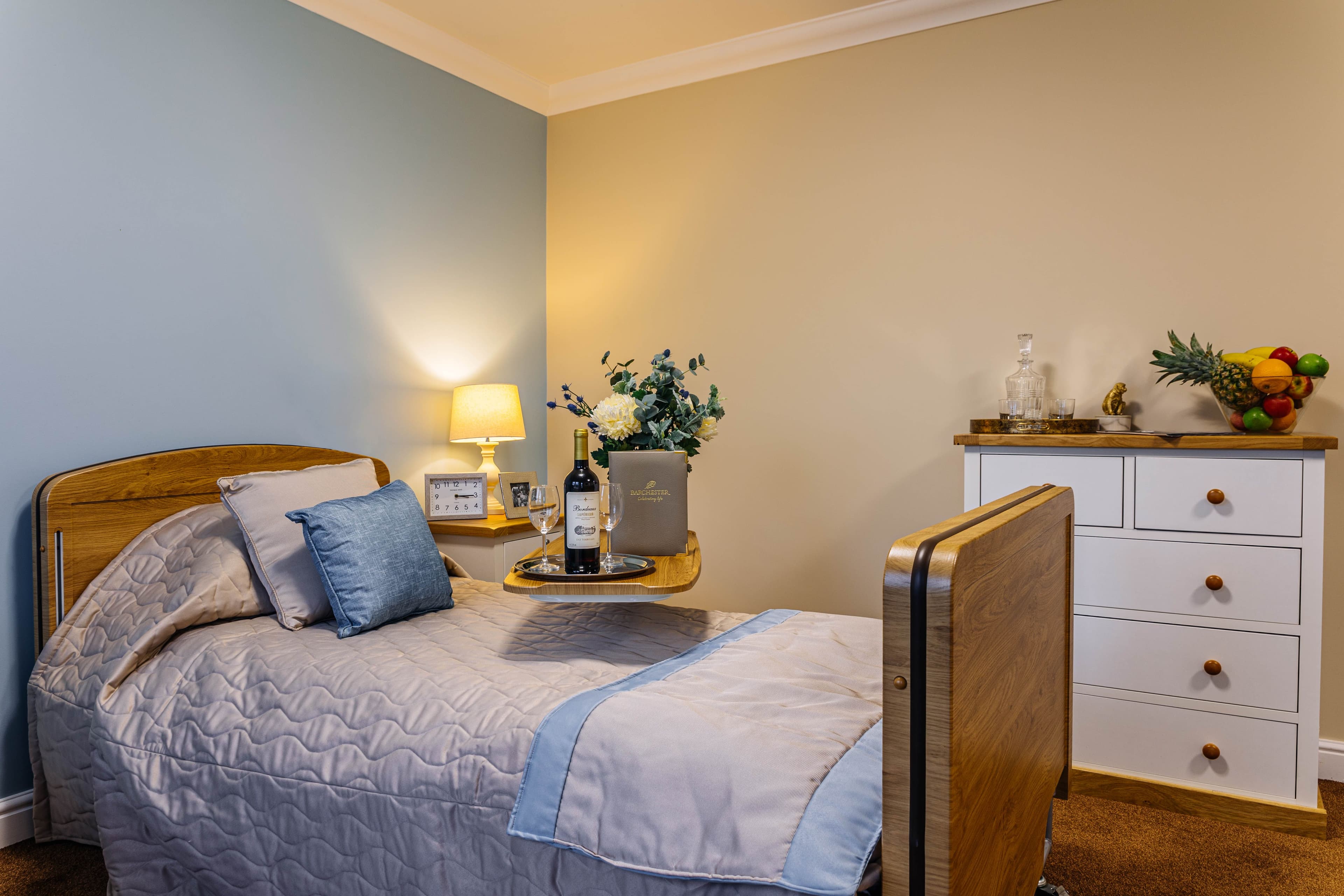 Bedroom at Scarborough Hall Care Home in Scarborough, North Yorkshire