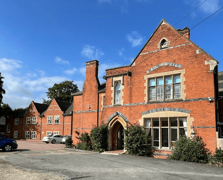 Exterior of Holmer care home in Holmer, Hereford