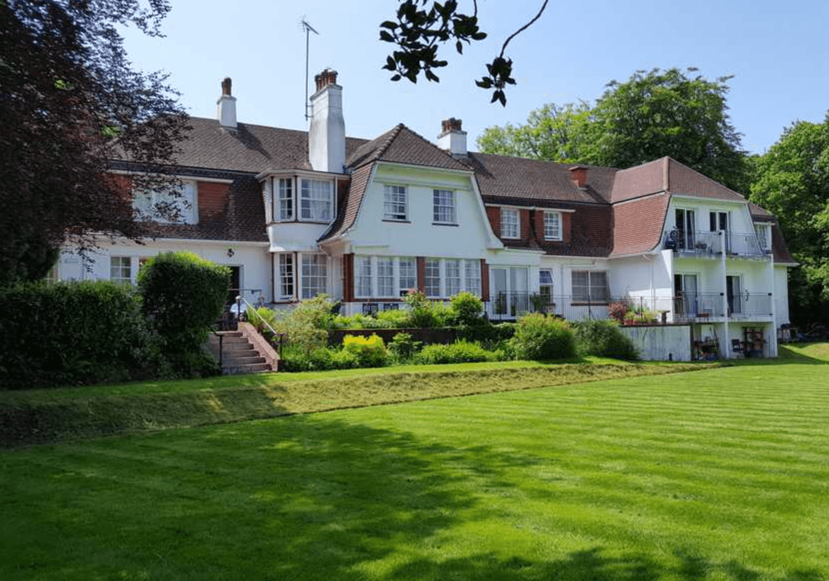 Exterior of The Red House Care home in Yelverton, Devon