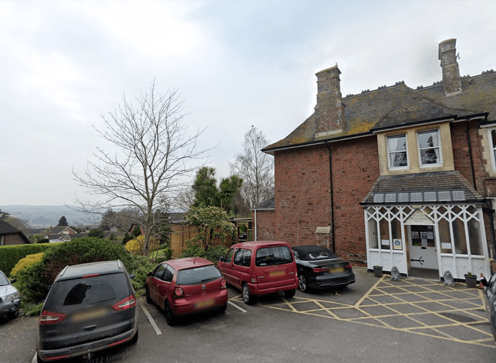 Exterior of Moors Park care home in Teignmouth, Devon