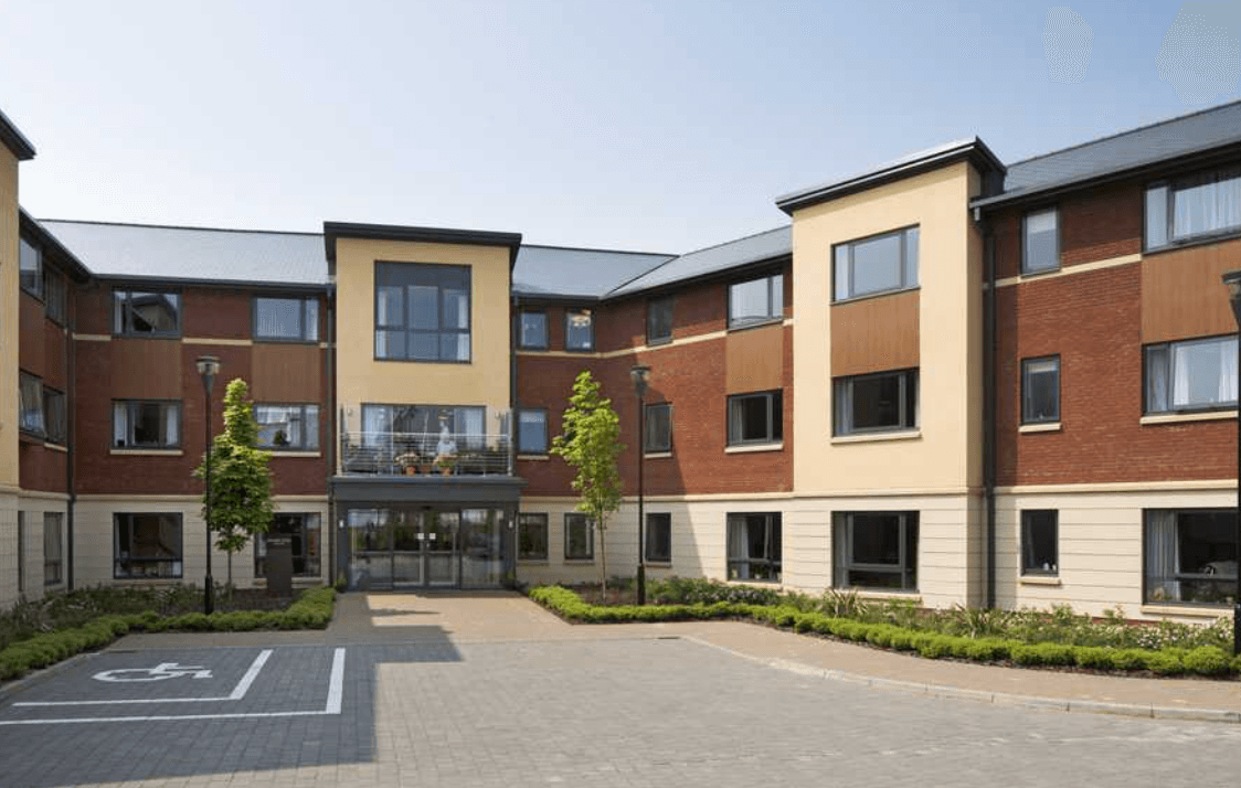 Exterior of Prestbury House Care Home in Macclesfield, Cheshire