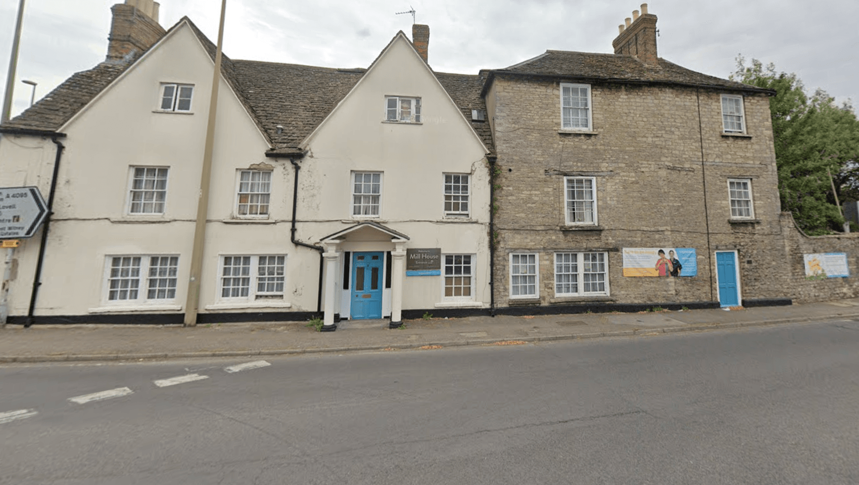 Exterior of Mill House Care Home in Witney, Oxfordshire