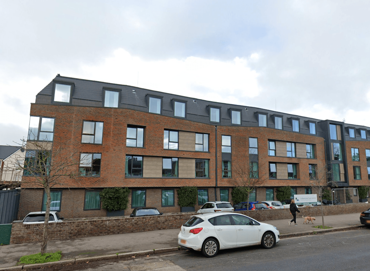 Exterior of Folkestone Care Centre in Folkestone, Kent