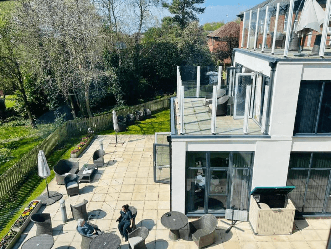 Exterior of Hazelwell care home in Heswall, Wirral