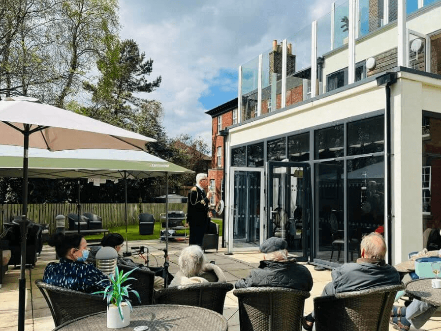 Exterior of Haxelwell care home in Heswall, Wirral