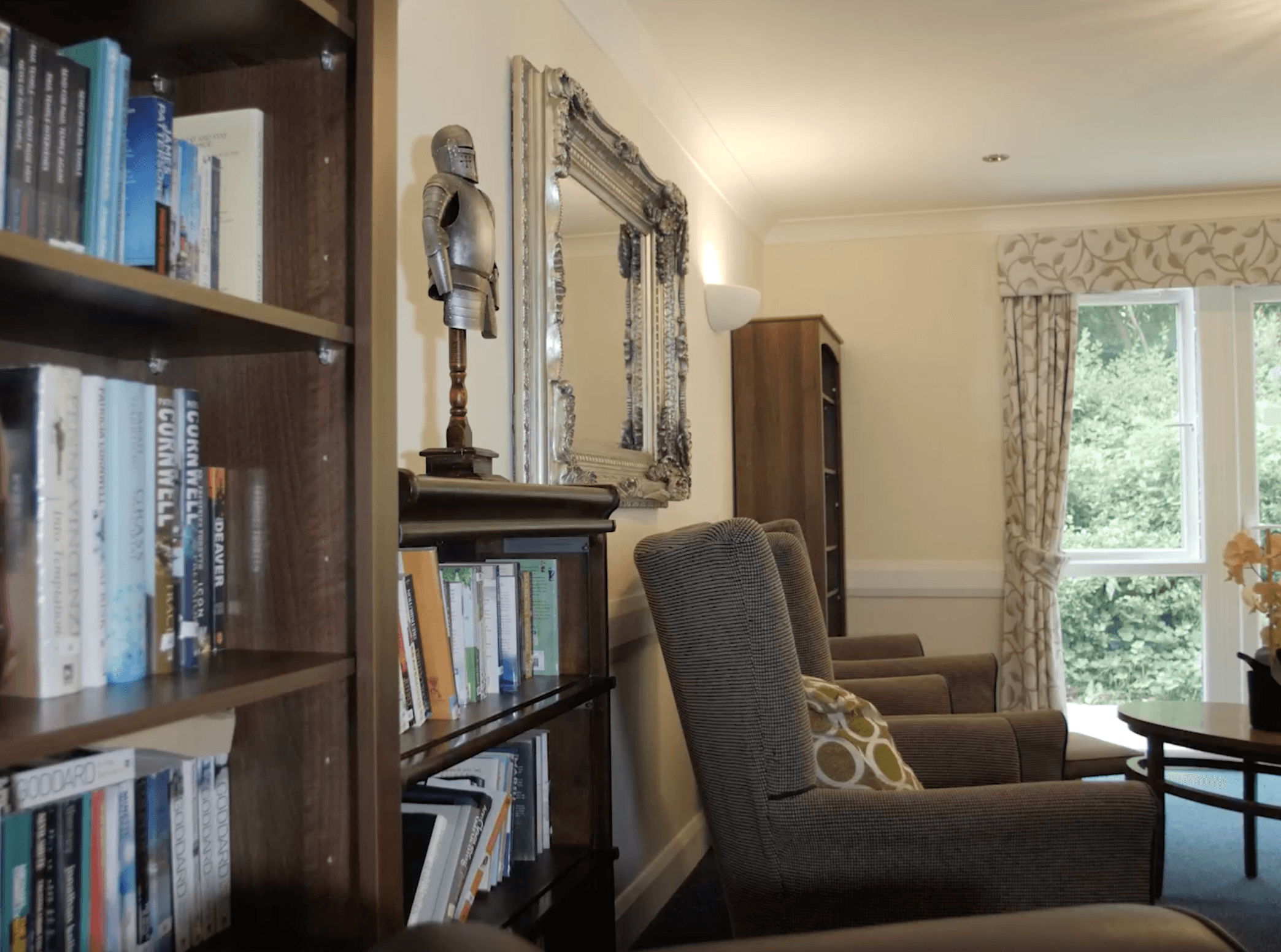 Lounge of The Mayfields care home in Norwich, Norfolk