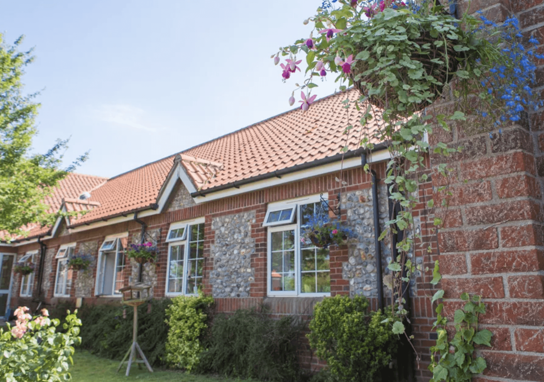 Exterior of Lincoln House care home in Dereham, Norfolk