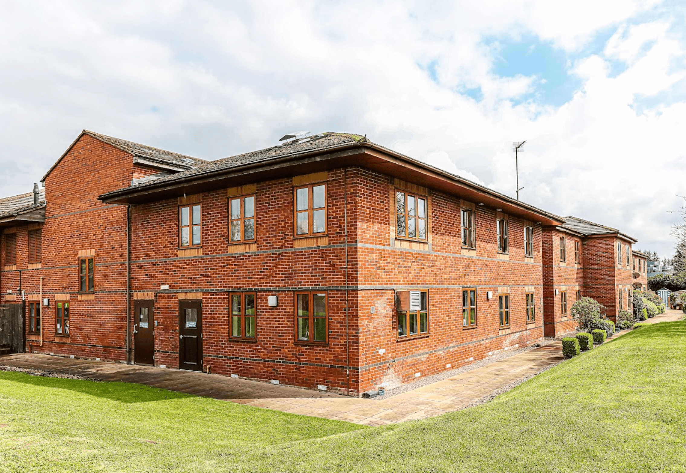 Exterior of Harmony House care home in Nuneaton, Warwickshire