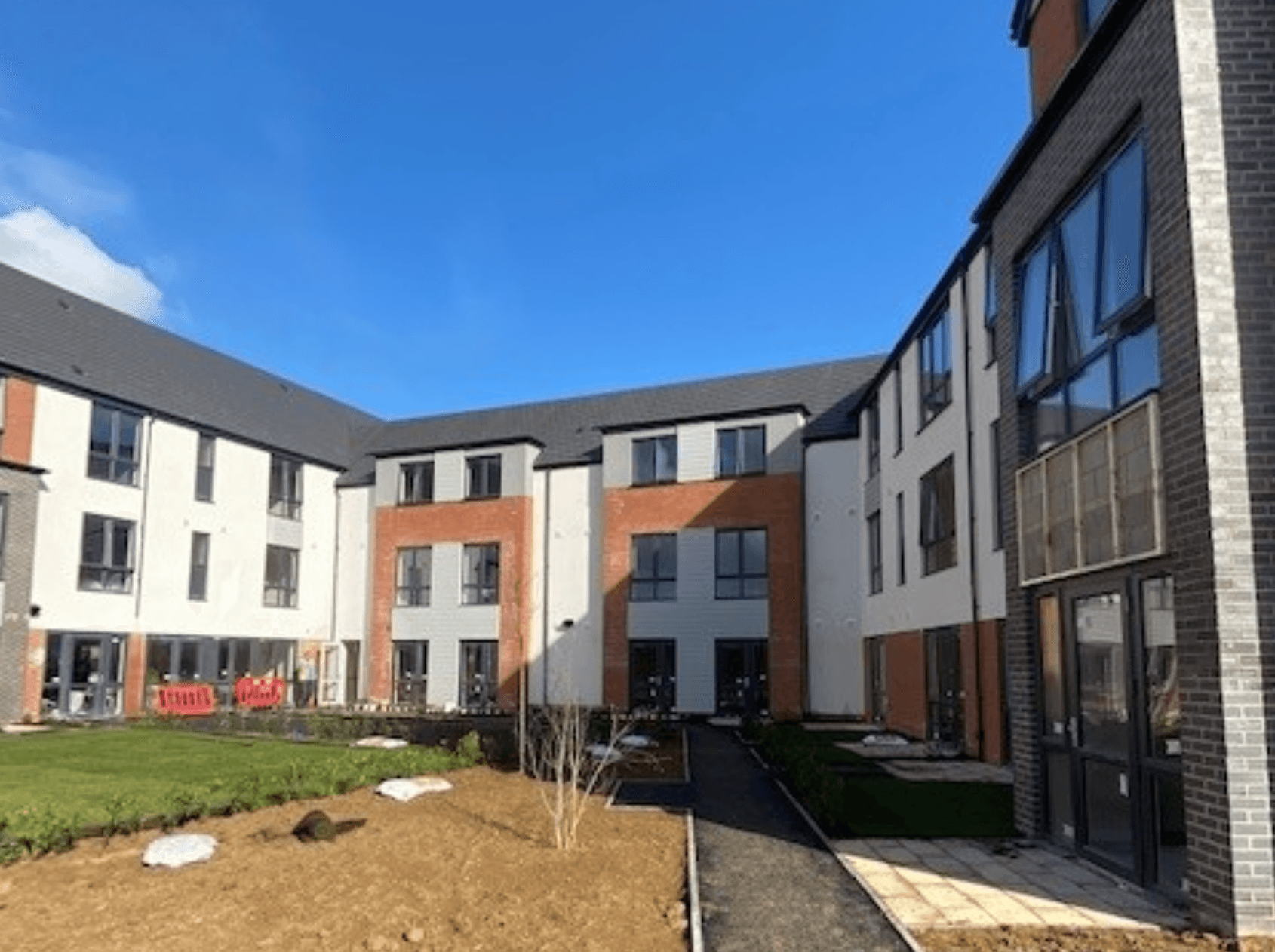 Exterior of Jubilee House care home in Leamington Spa, West Midlands