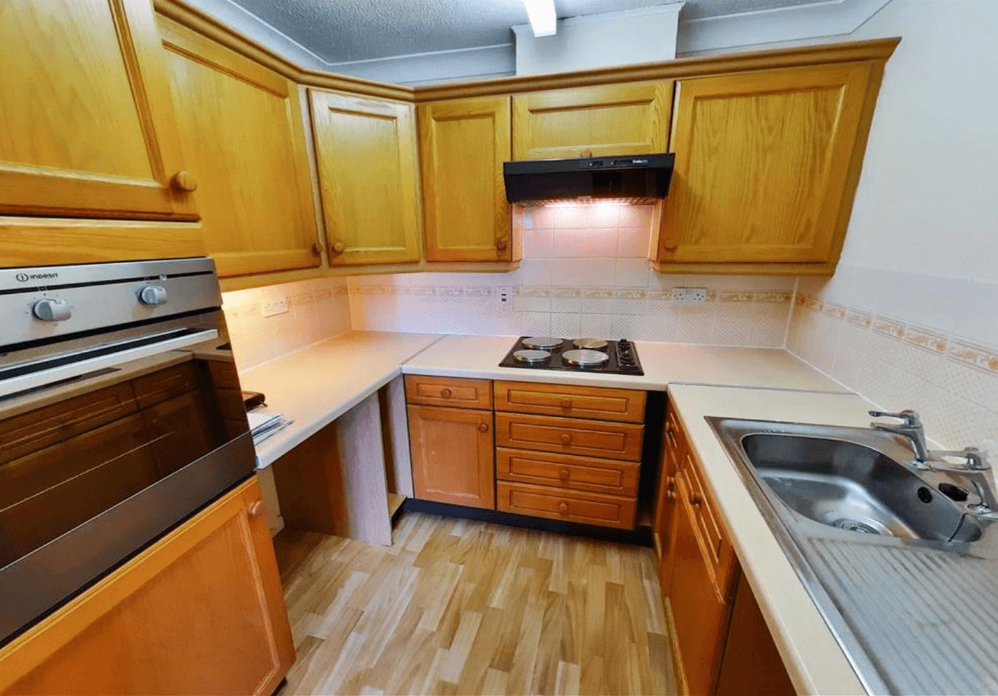 Kitchen of Healey Court retirement development in Warwick, Warwickshire