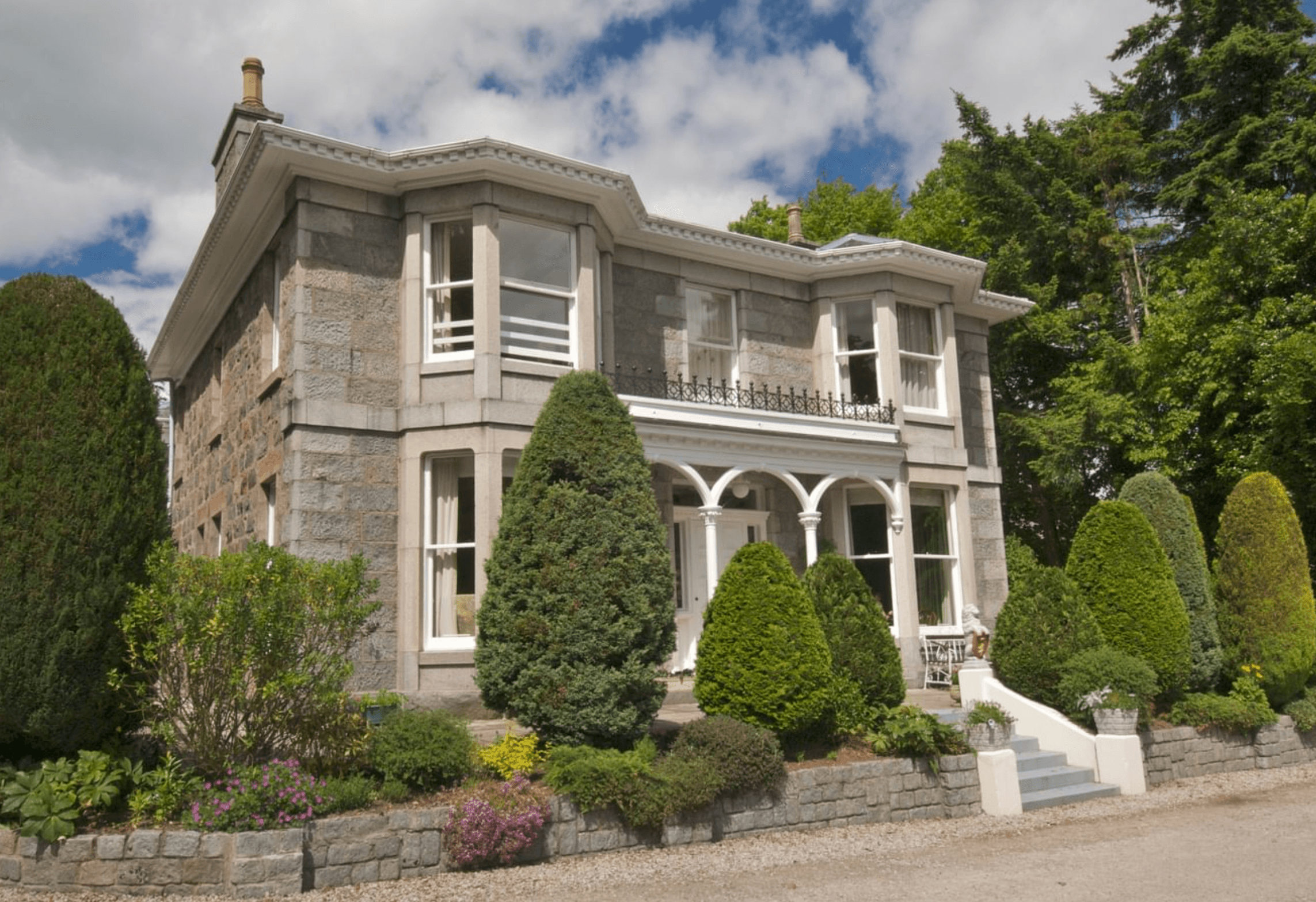 Exterior of Hawkhill House care home in Milltimber, Aberdeen