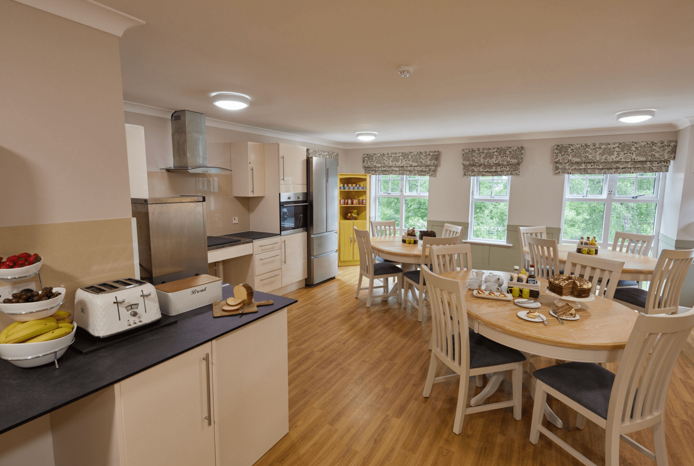 Dining area of The Close care home in Burcot, Abingdon